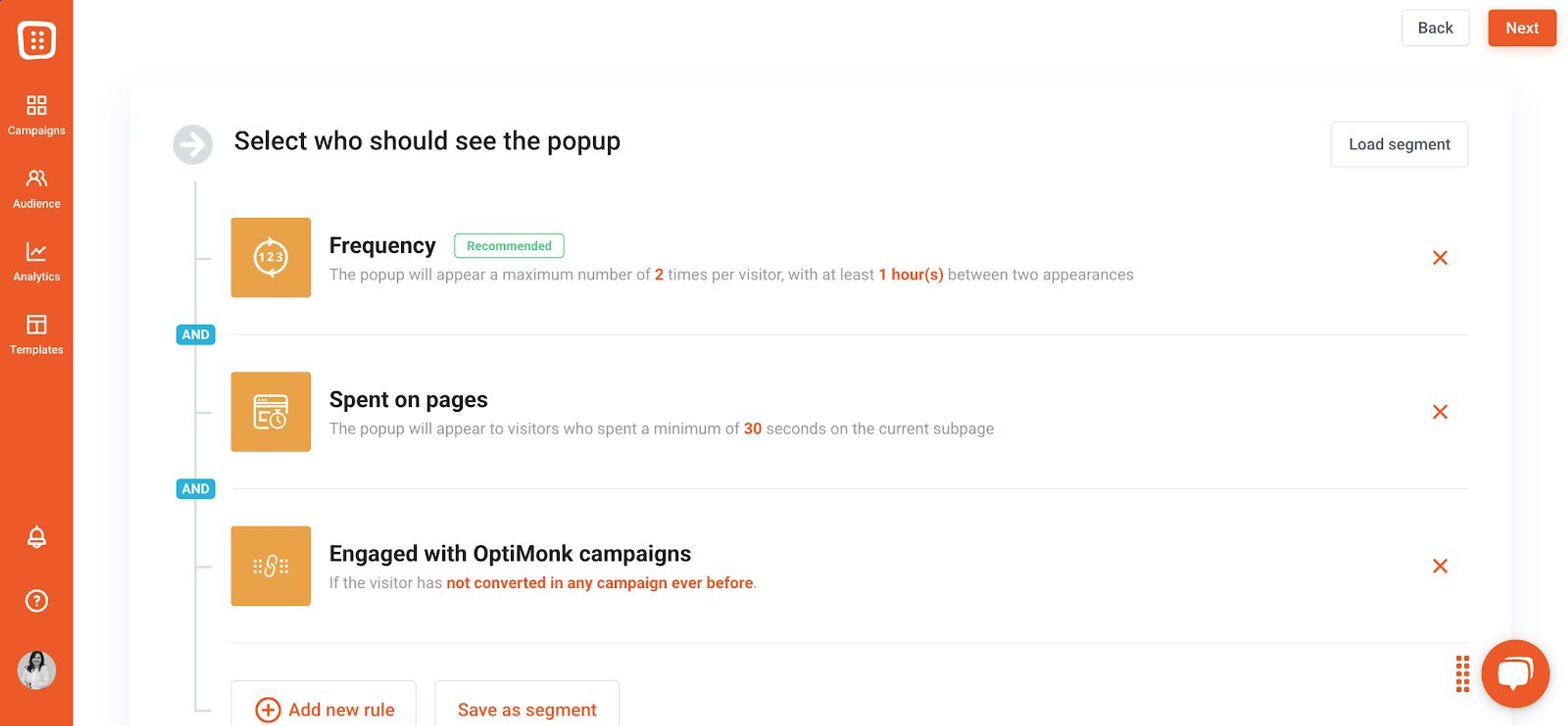 Create forms and ensur smooth user experience with smart targeting and triggering.