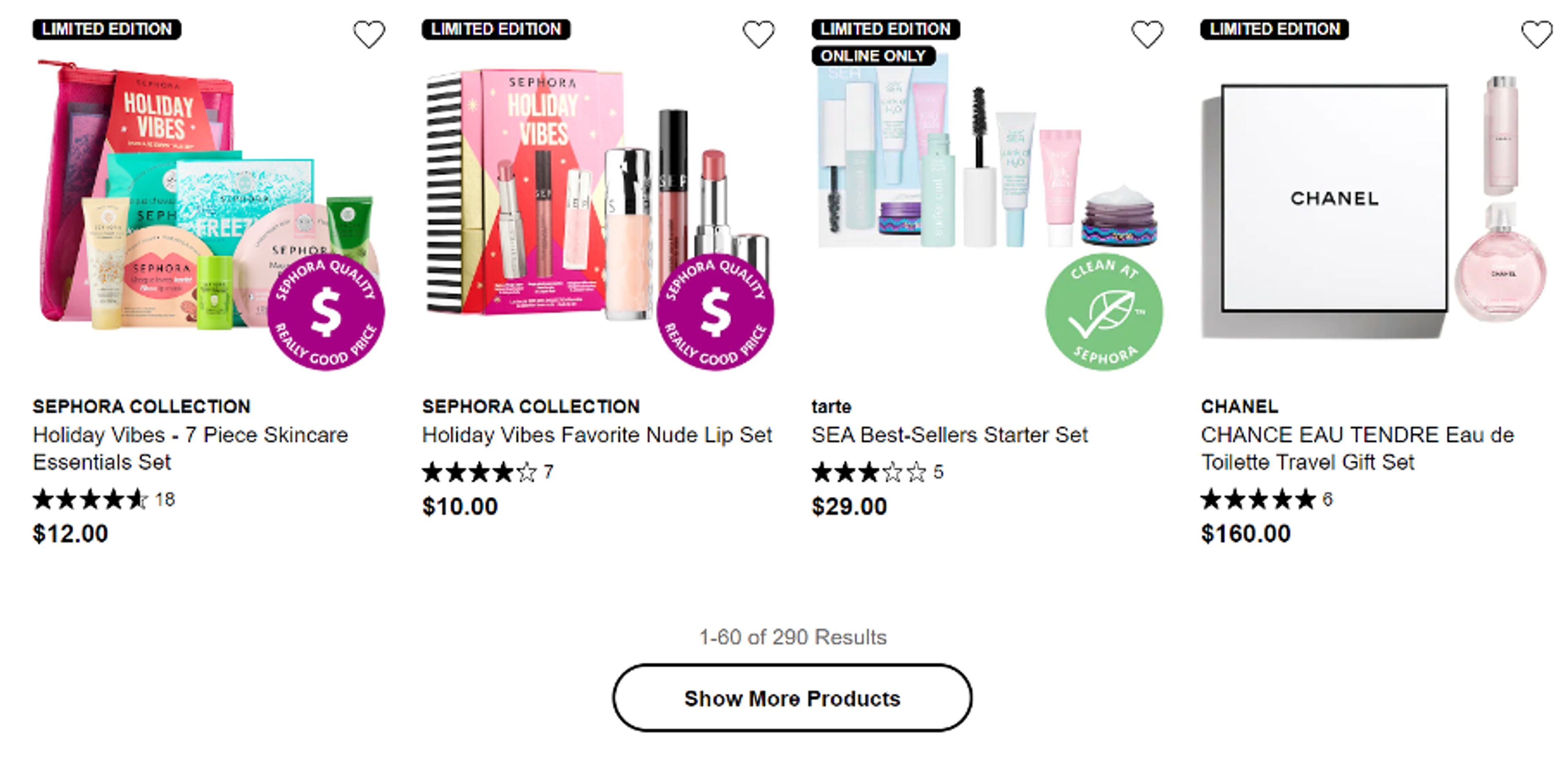 Gift set bundling example