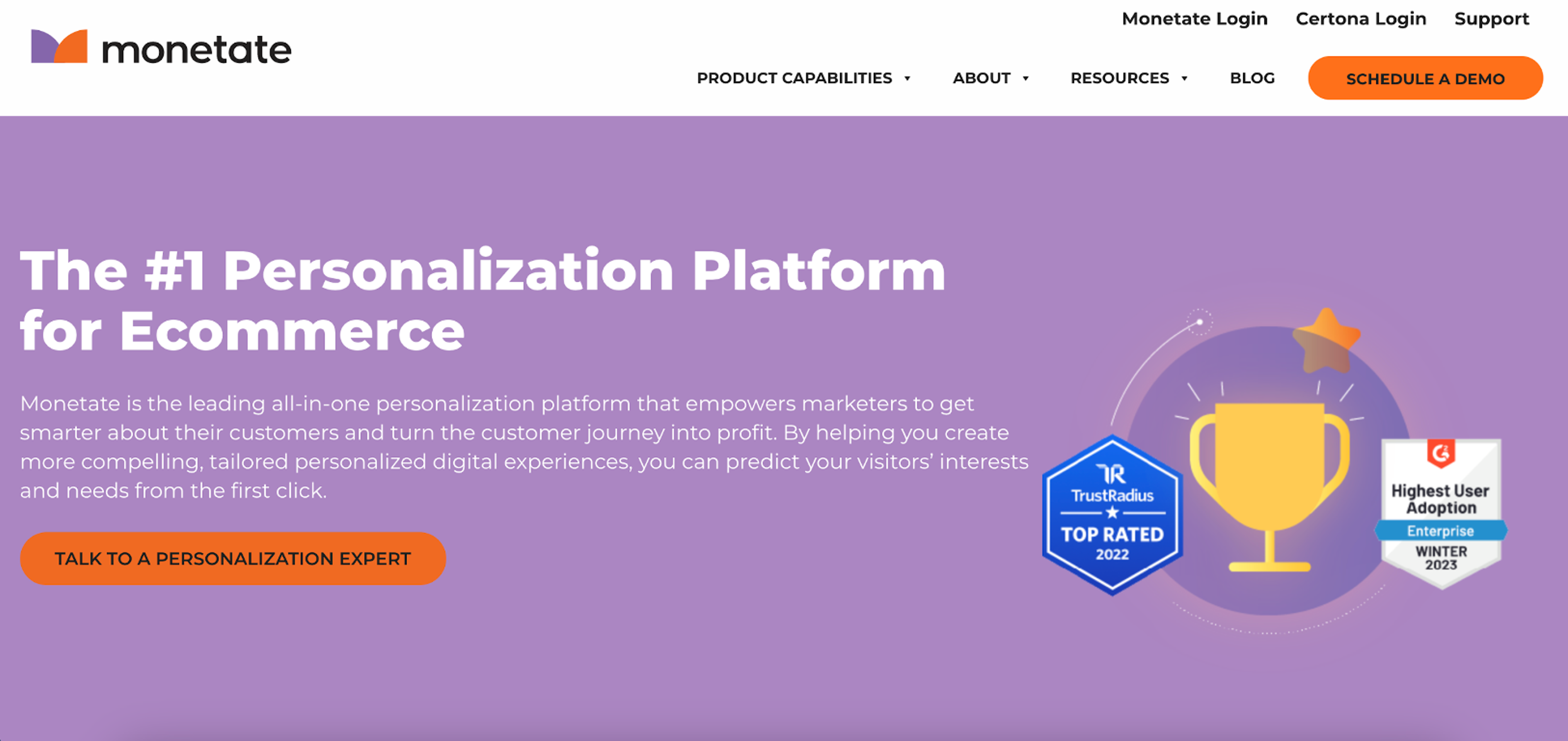 Use monetate as a product led growth platform