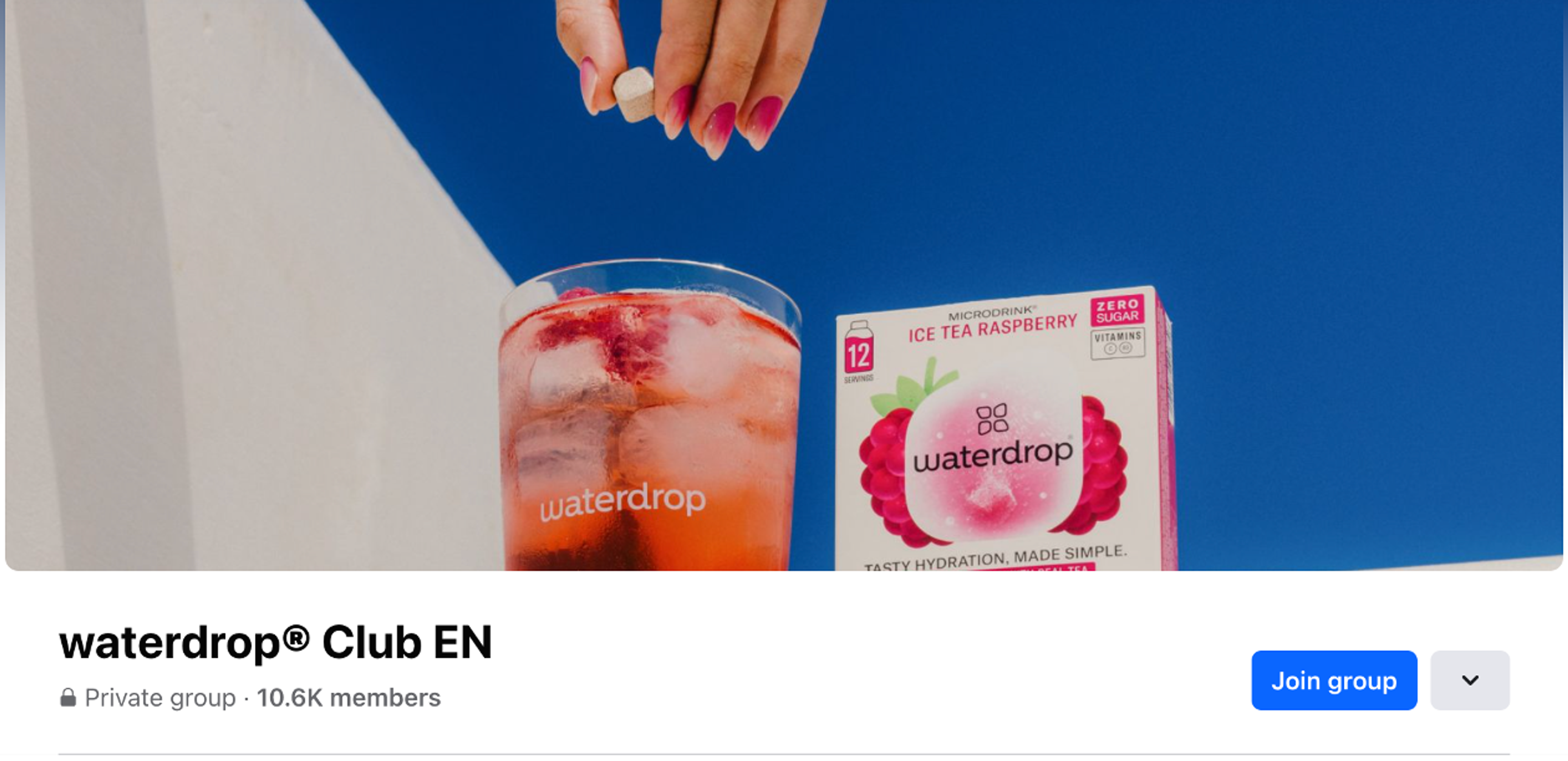 Waterdrop Facebook group