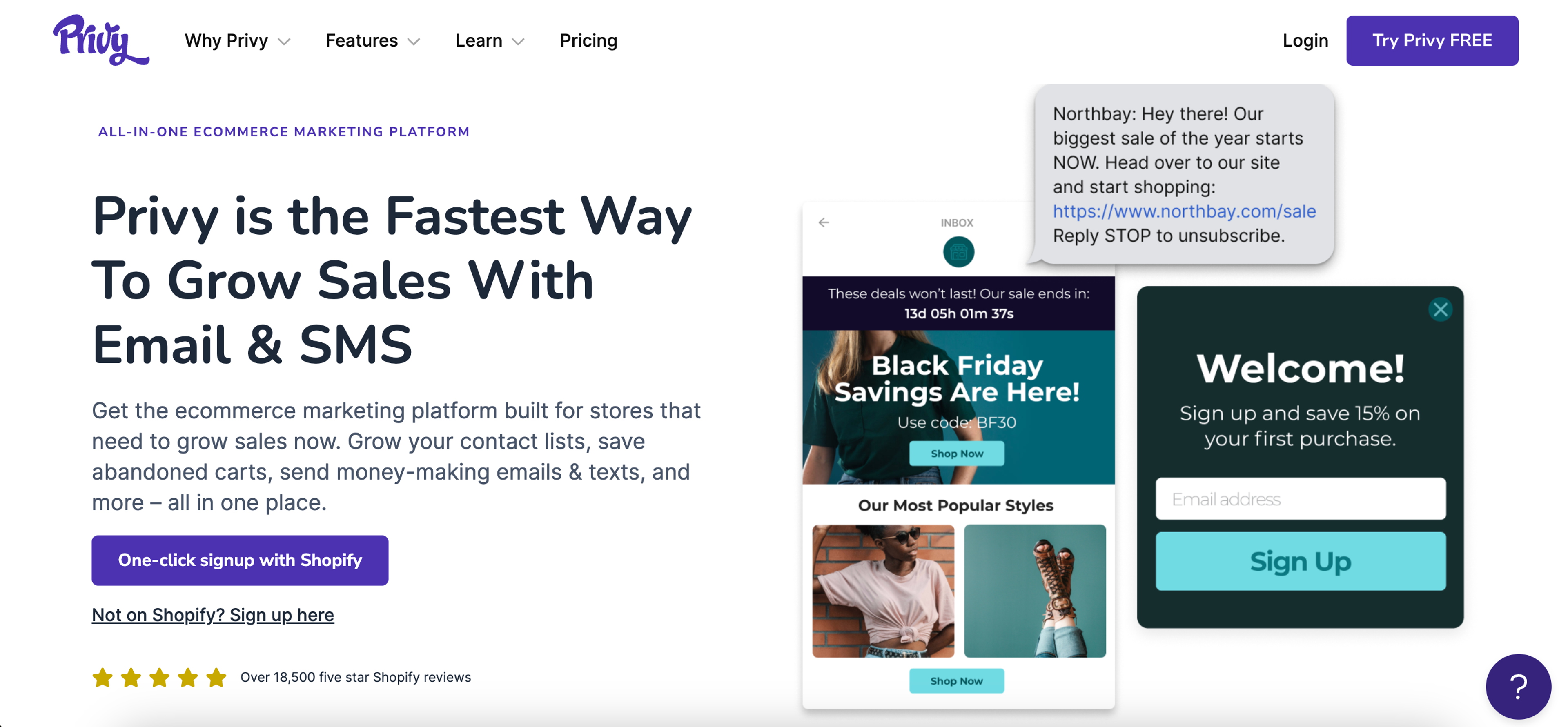 Privy is one of OptinMonster competitors