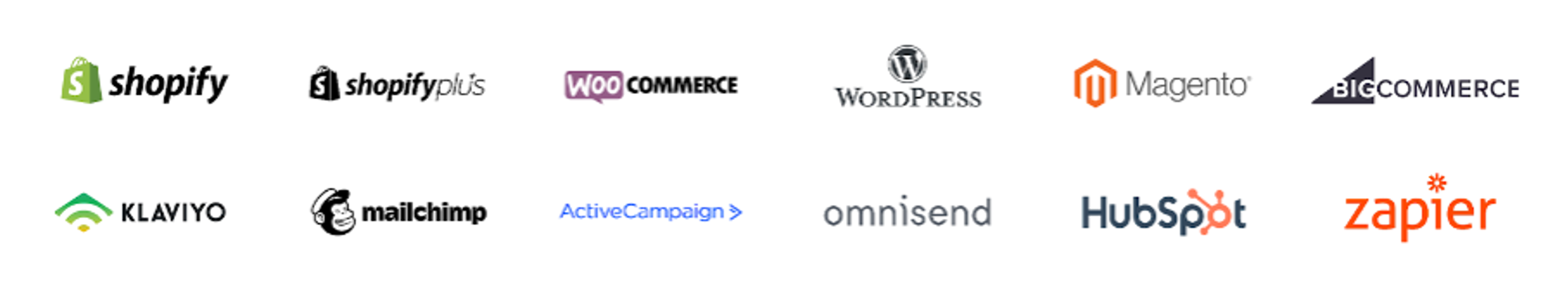 OptiMonk’s integrations