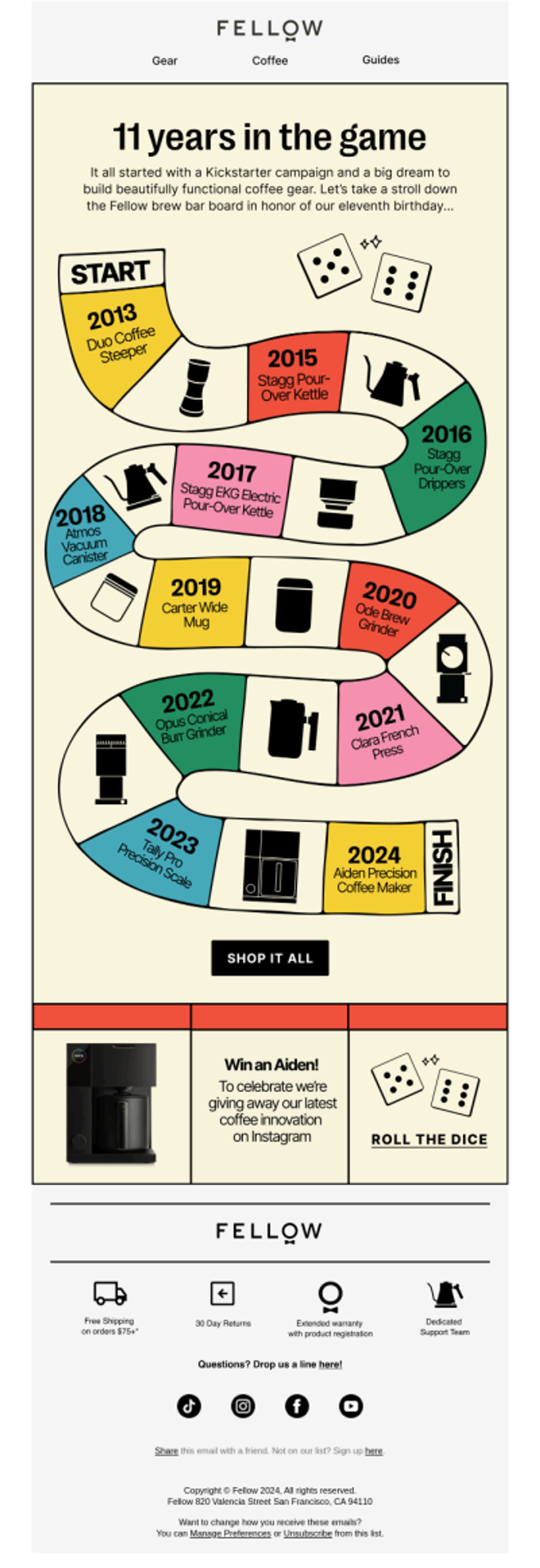 Fellow creative newsletter to inspire