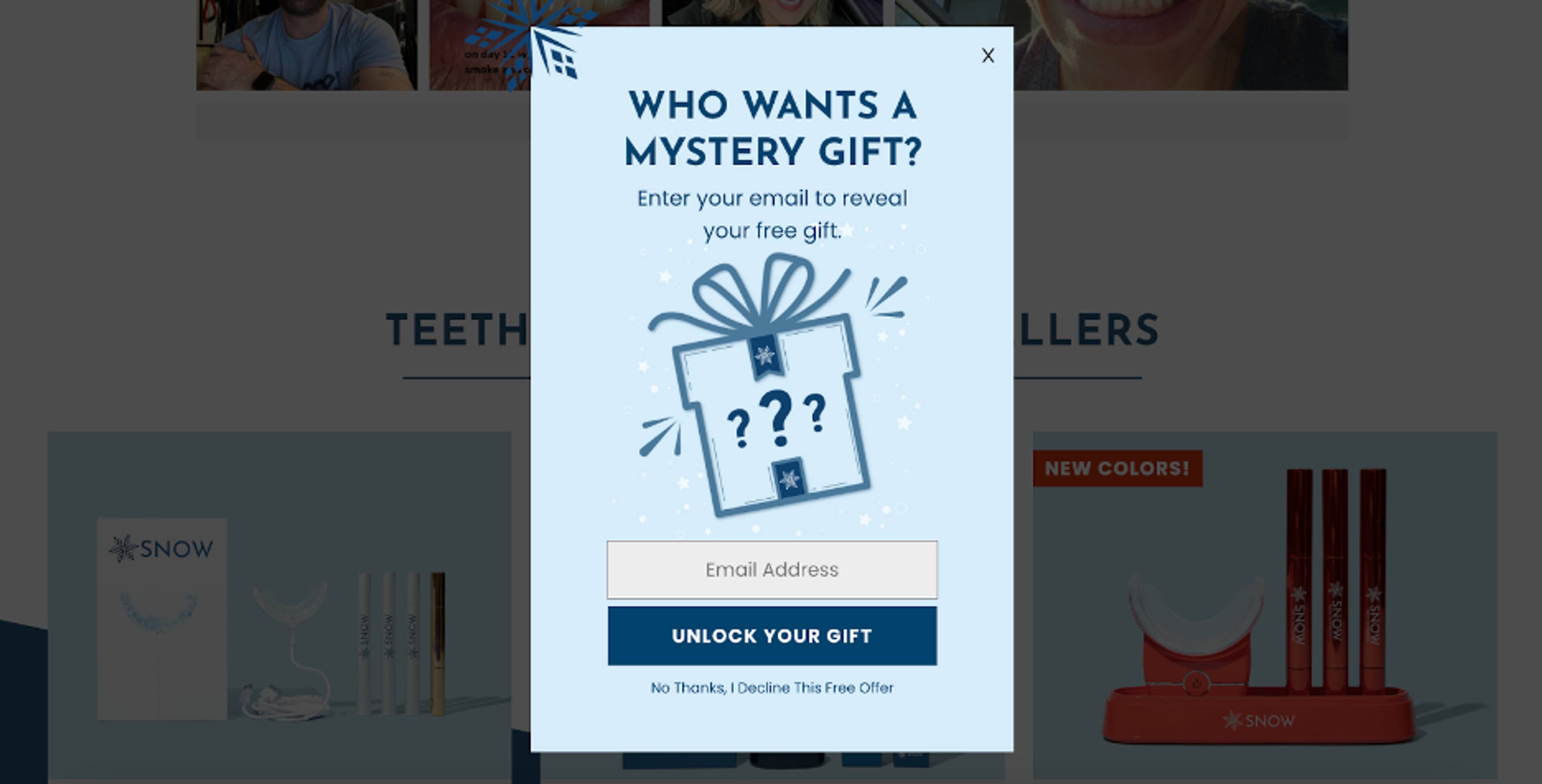 SNOW®’s lead generation campaign