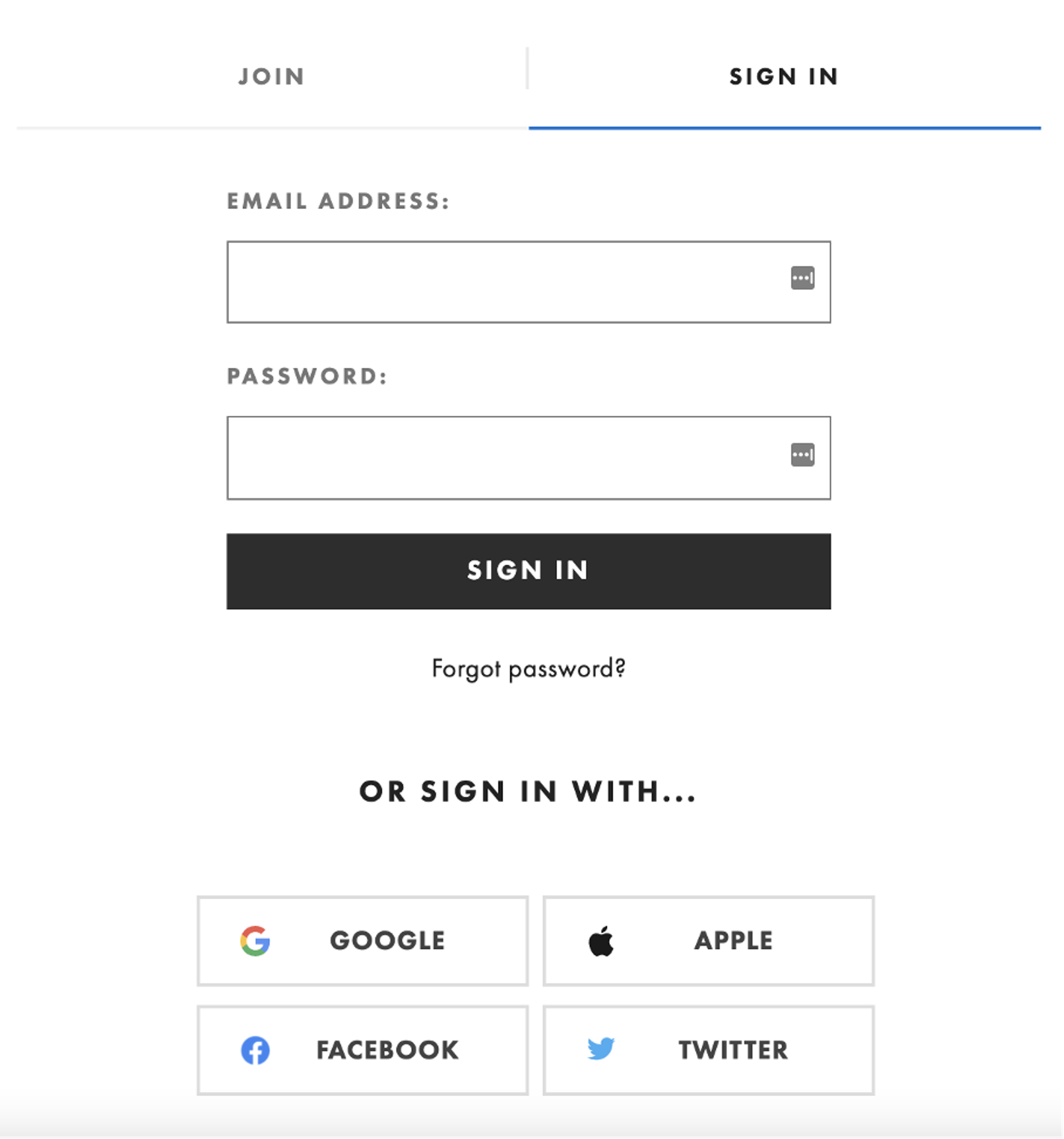 ASOS e-commerce checkout example