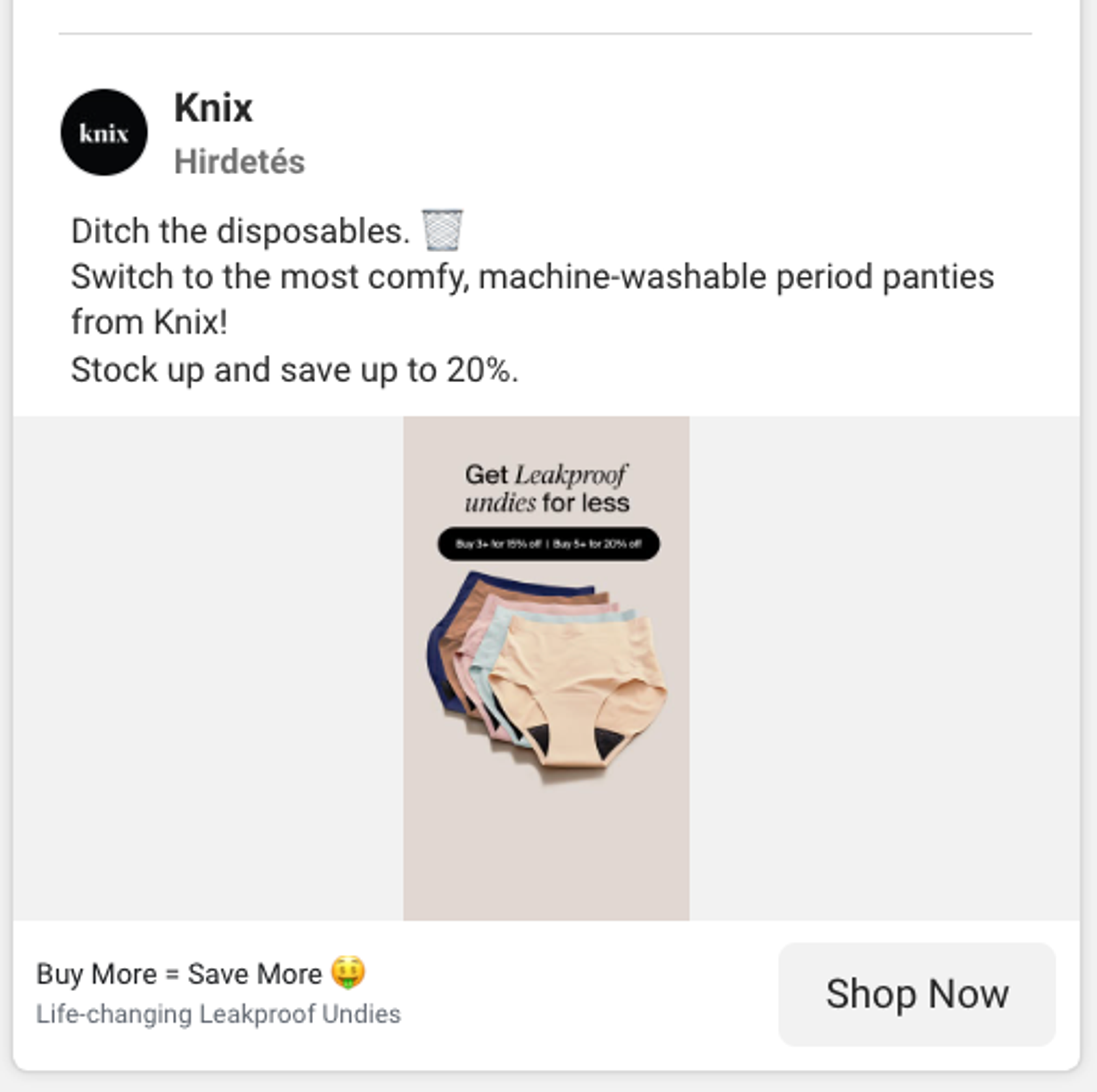 Knix ad
