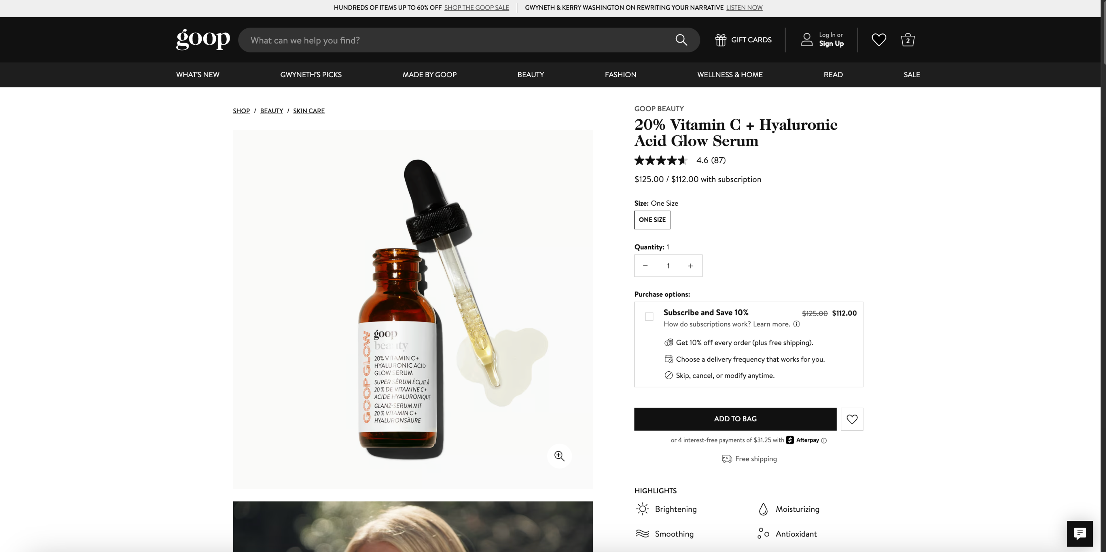 Goop Vitamin C Serum