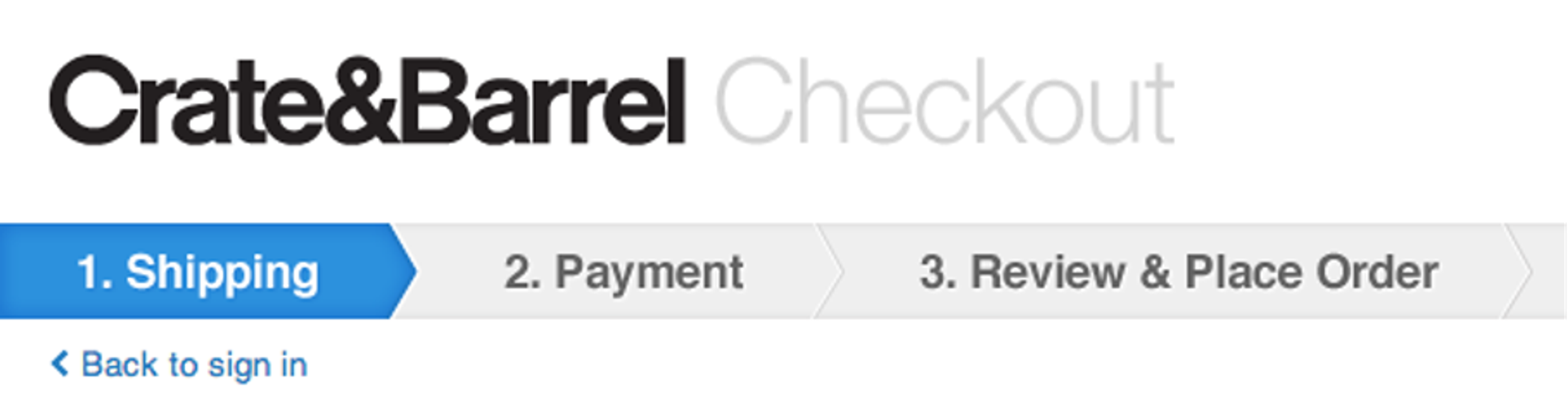 Crate &amp; Barrel’s psychographic segmentation checkout process