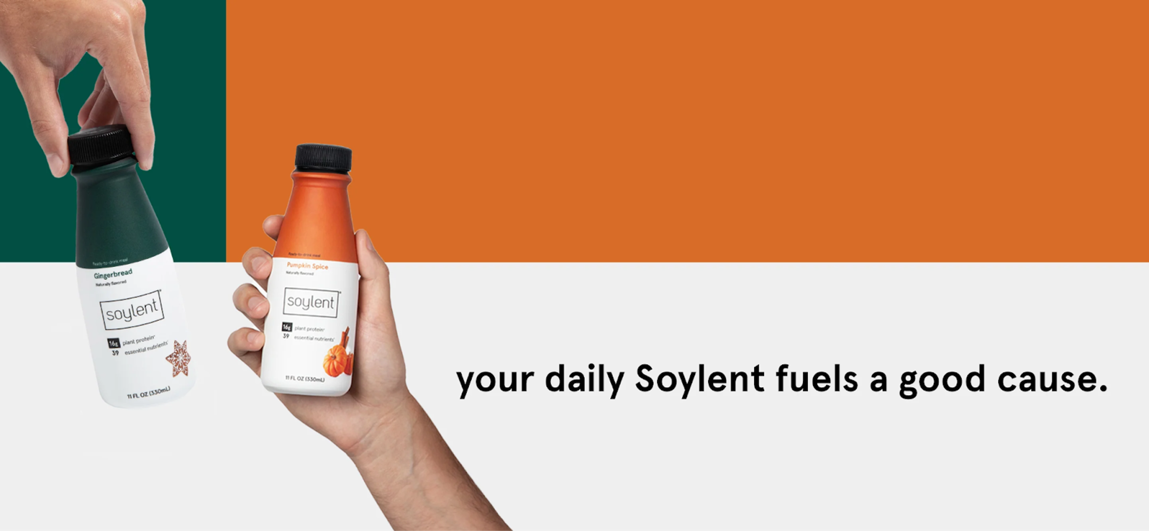 Soylent marketing strategy based on nutritious food.