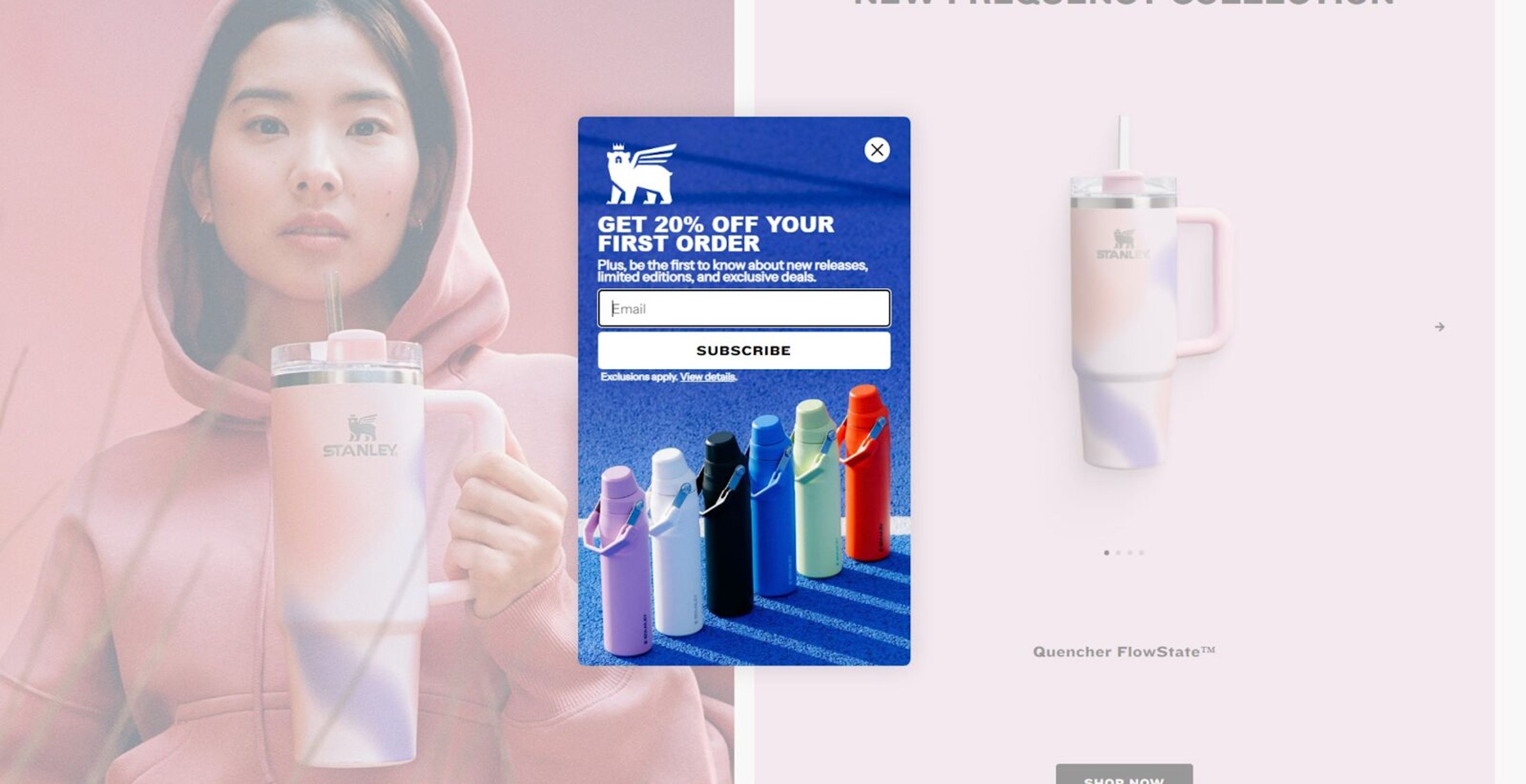 Stanley popup convert visitors effectively