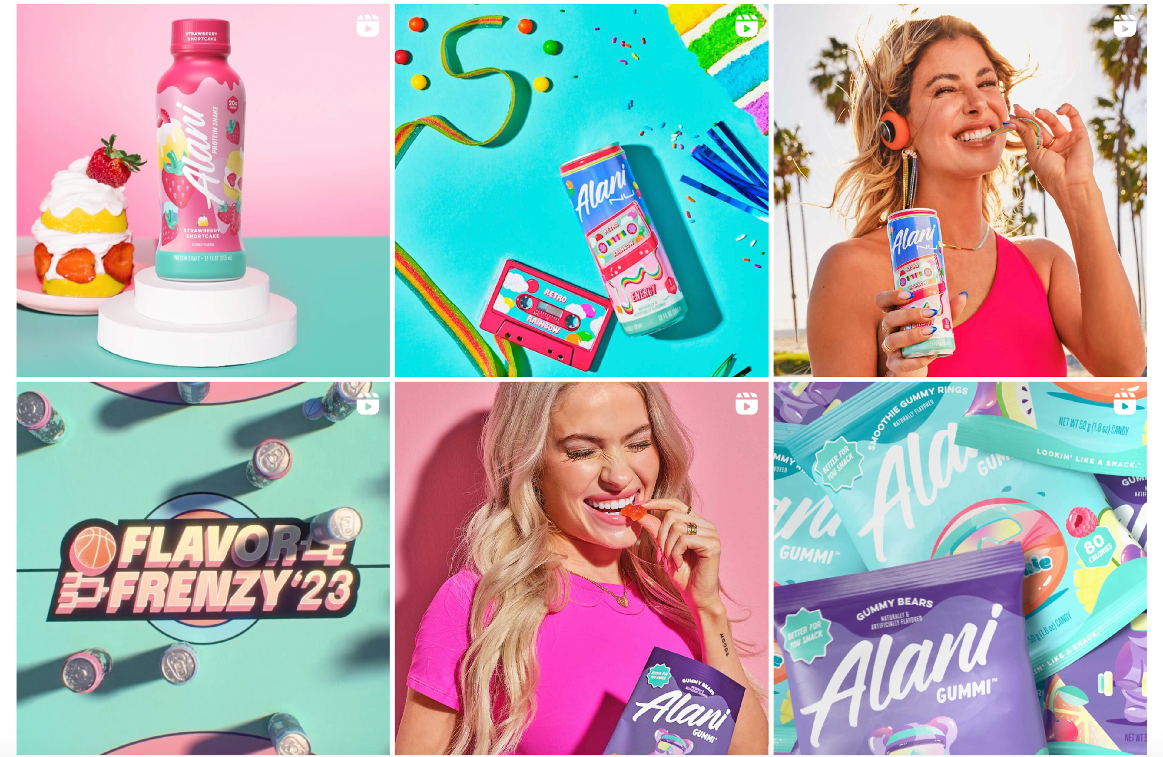 Alani Nu social media