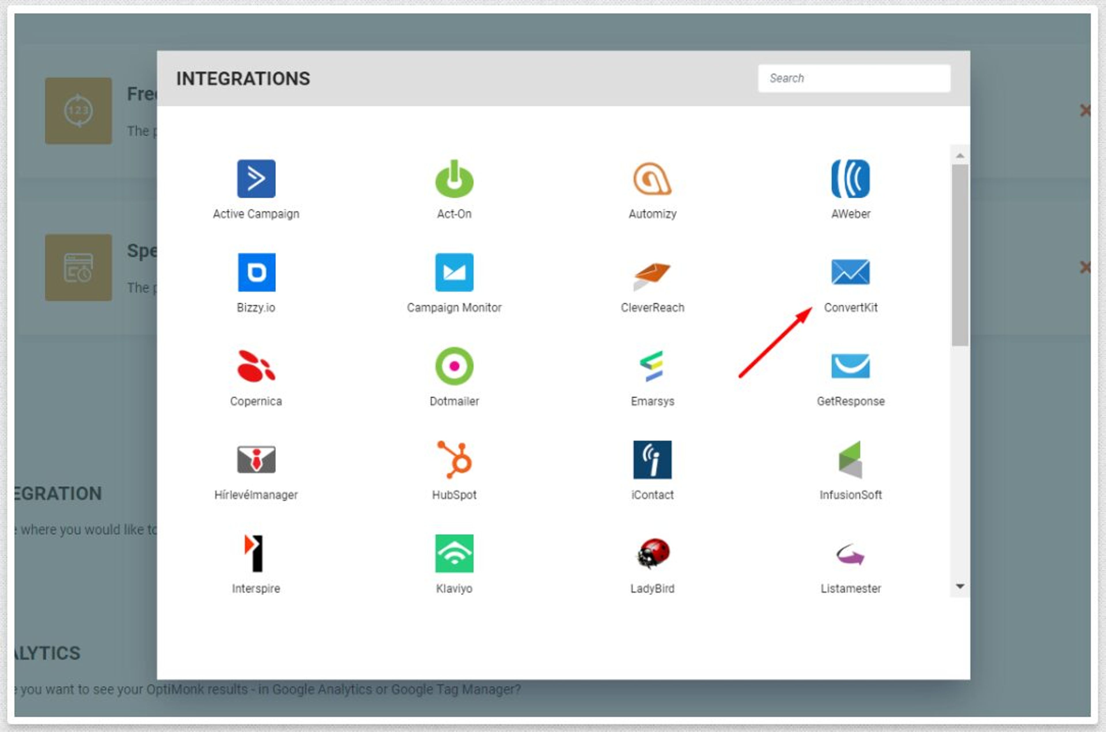 ConverKit integration