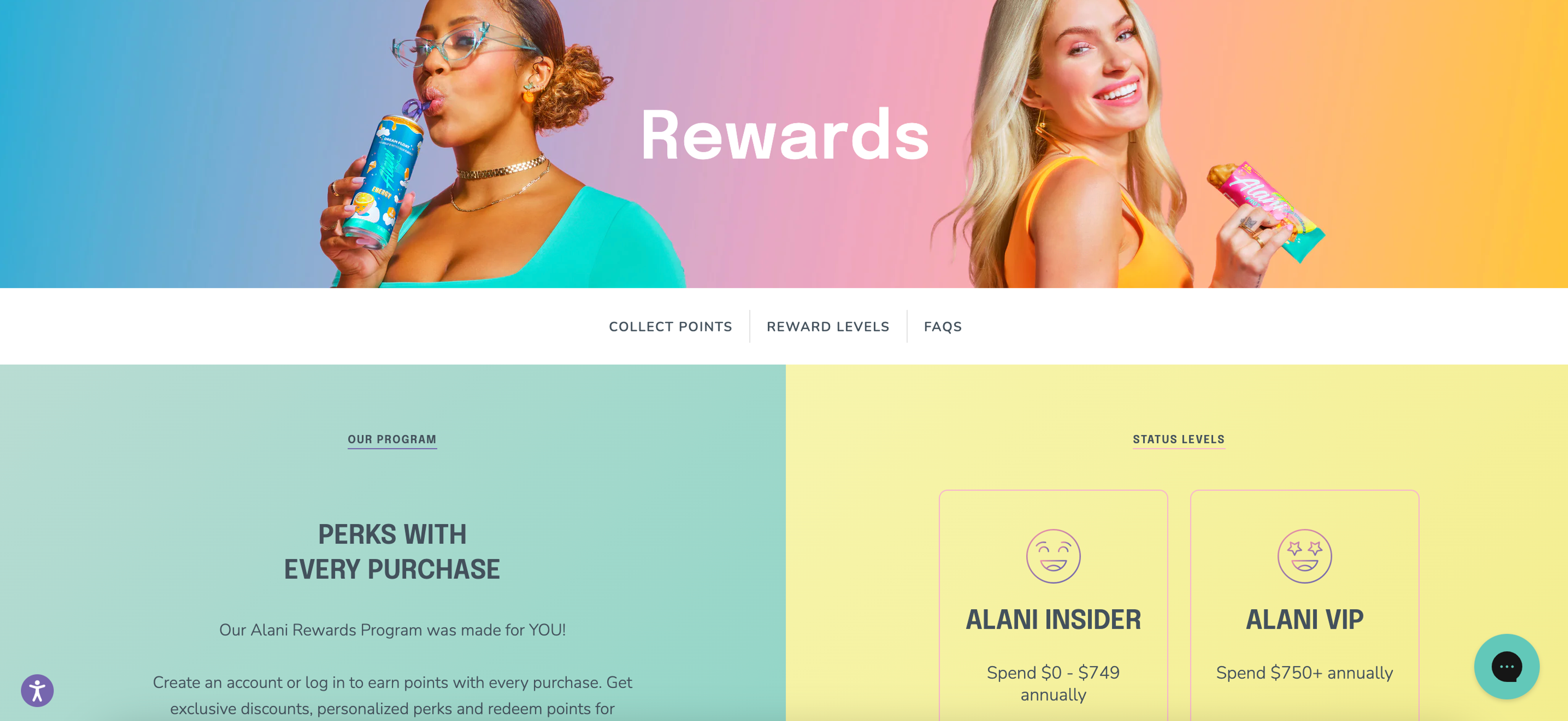 Alani Nu rewards program