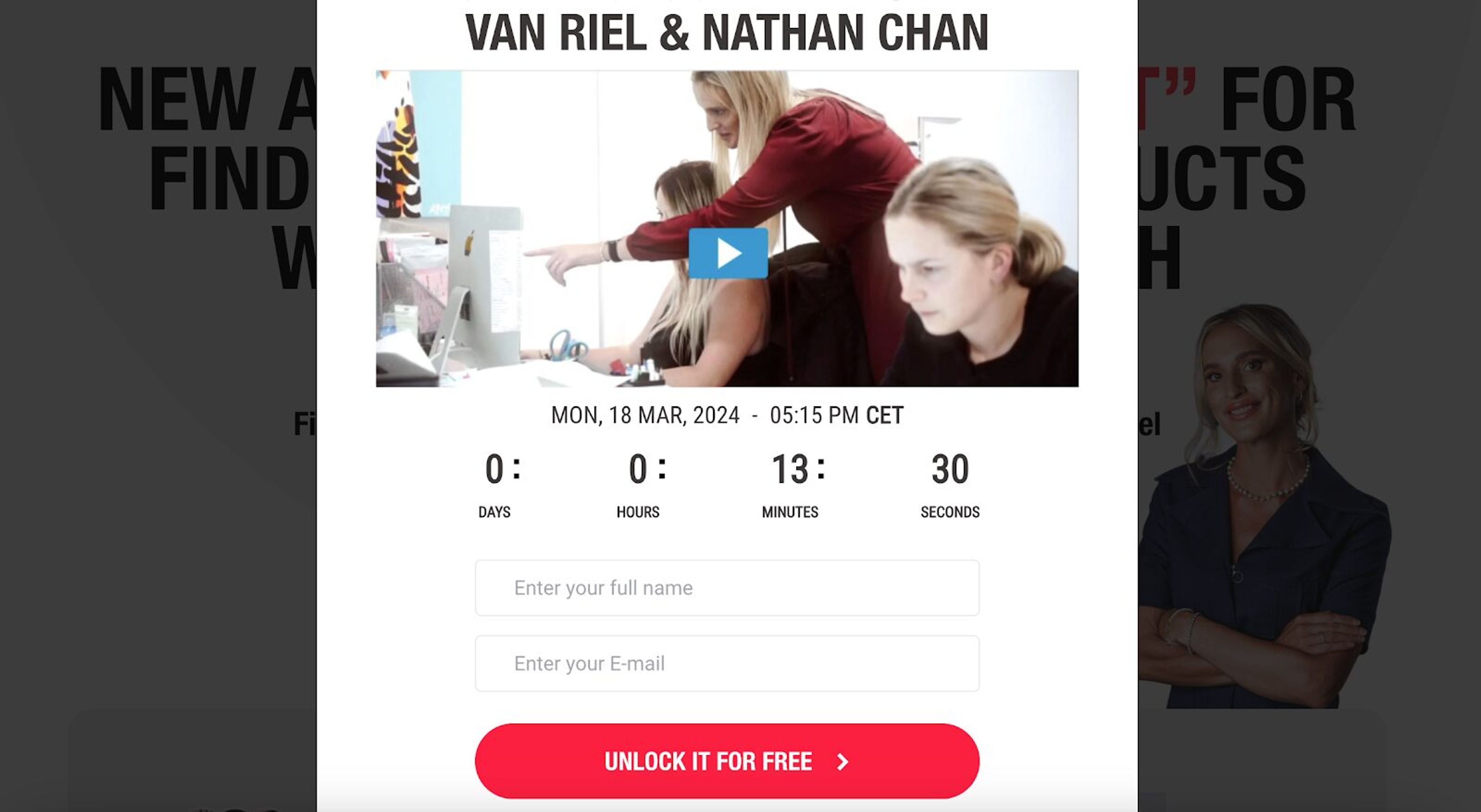 Use countdown timer on your popups to increase urgency