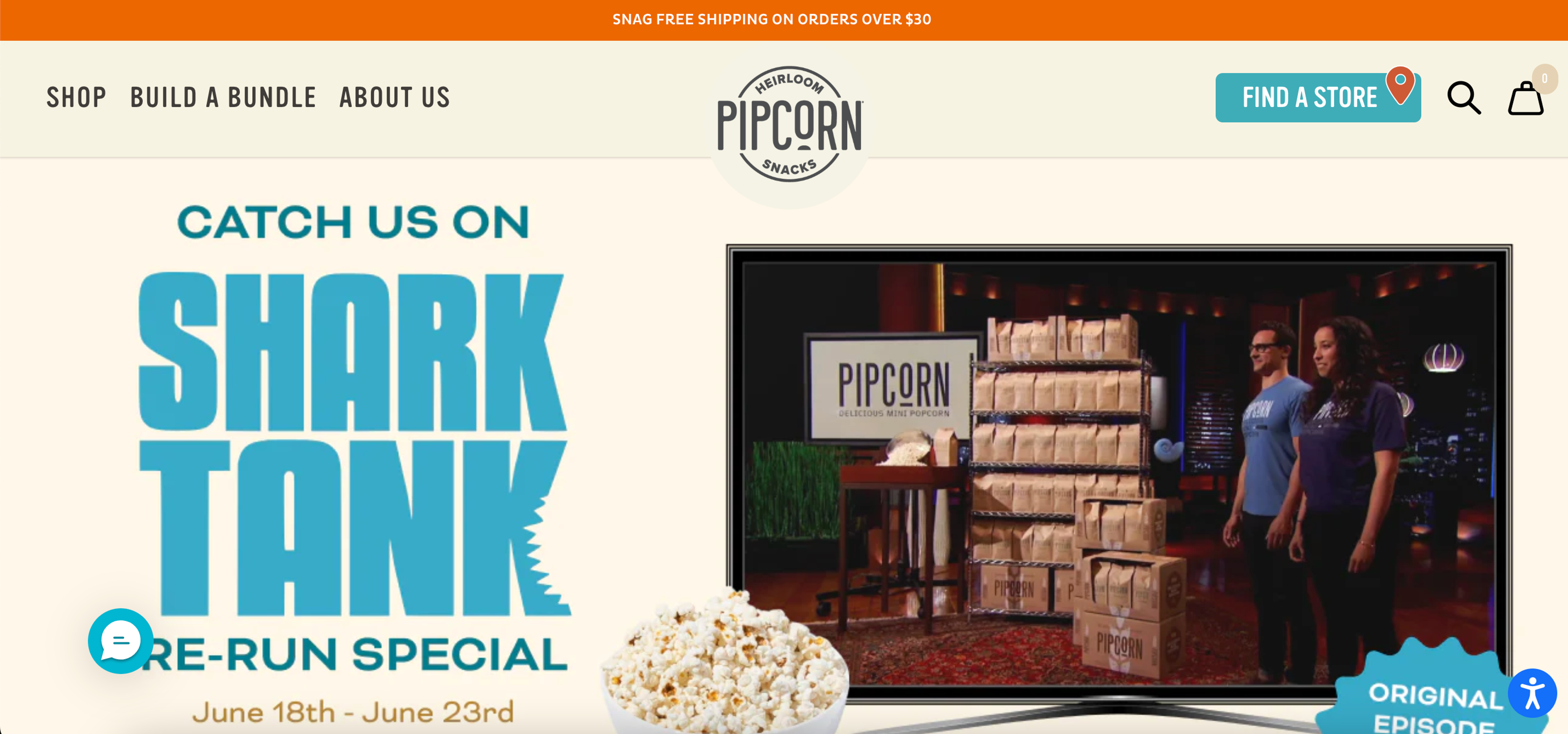 Pipcorn website