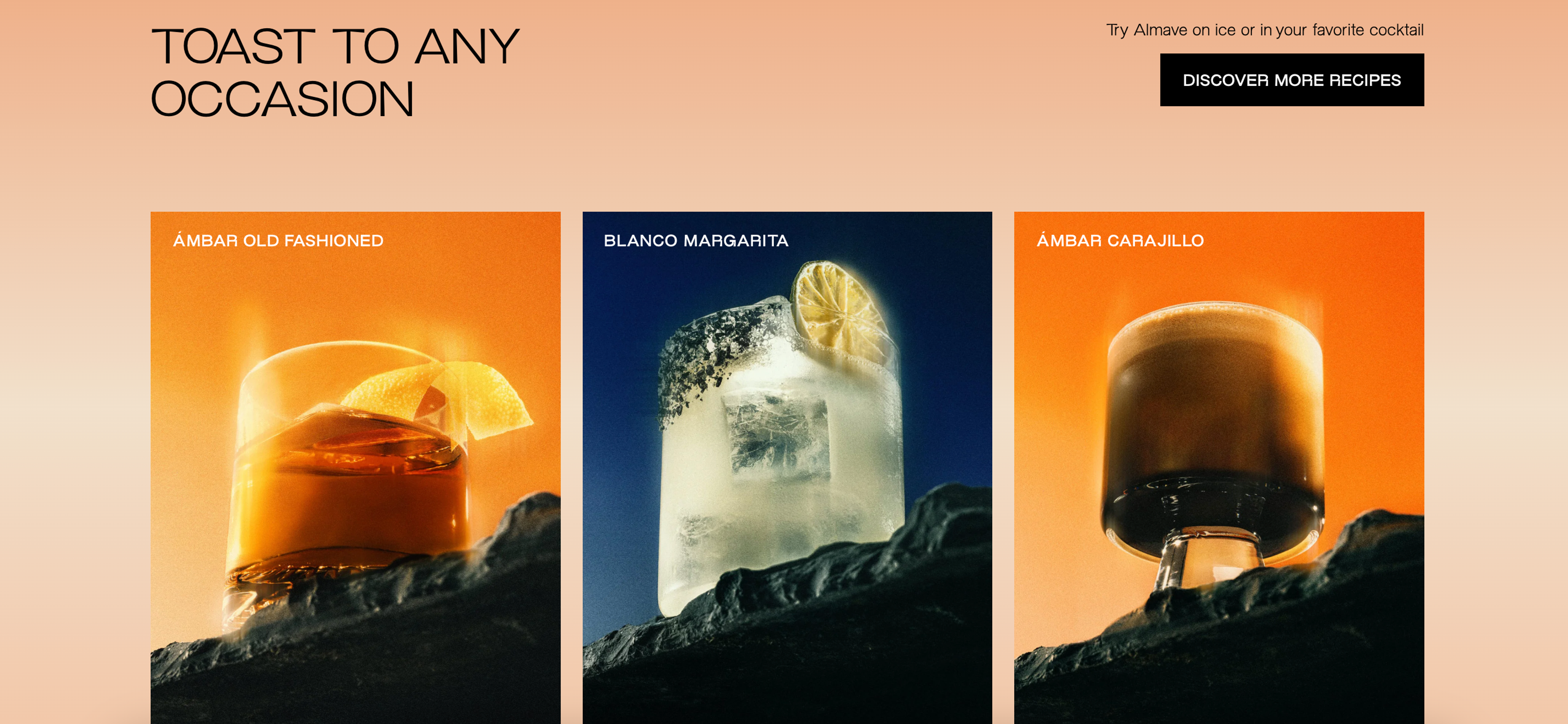 Almave product page recipes