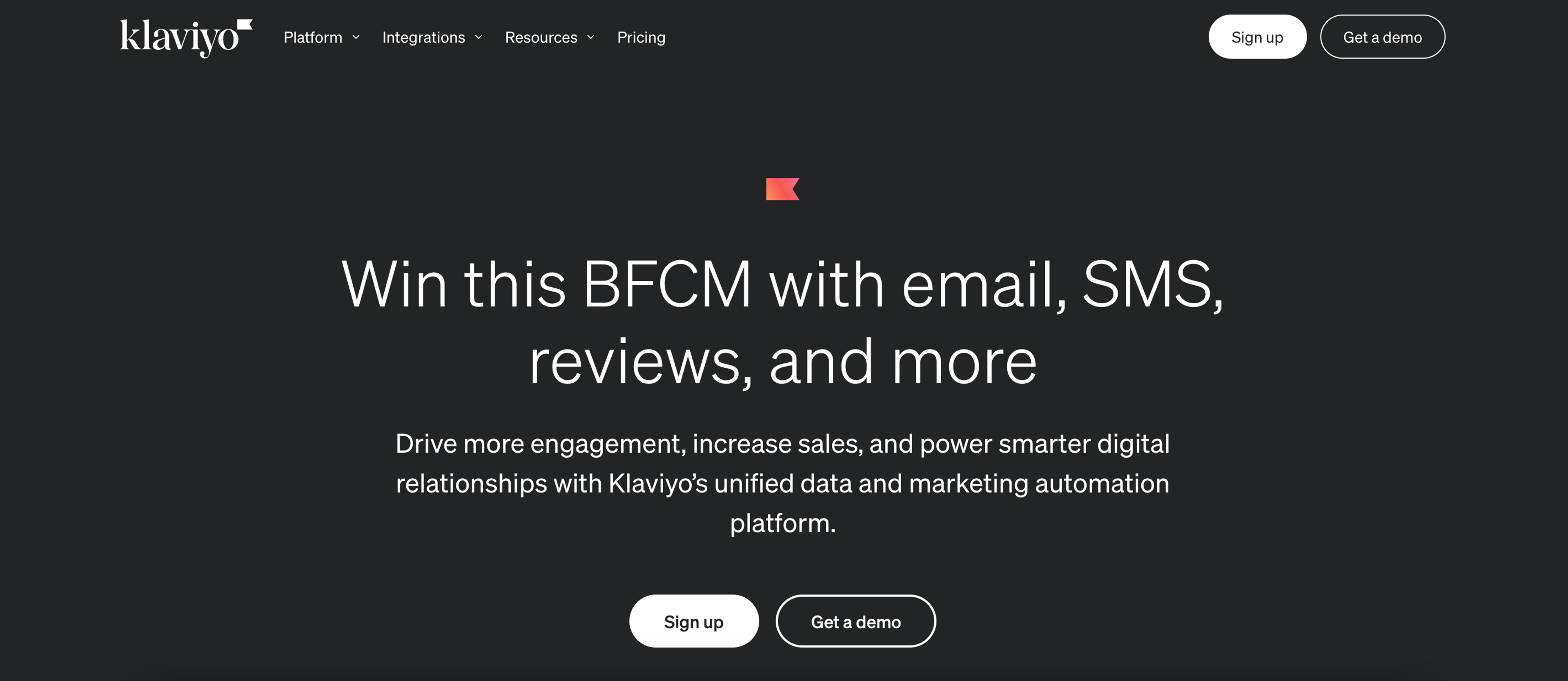 Klaviyo email marketing software