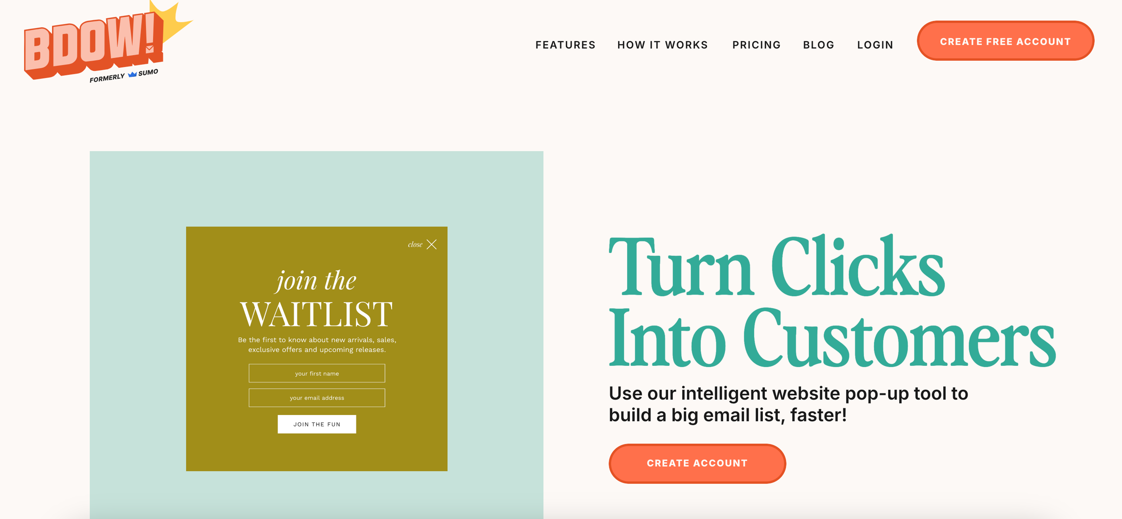 BDOW! WordPress popup plugin as a Popup Maker alternative, with simple setup, pre-designed templates, and social sharing options for easy lead generation.
