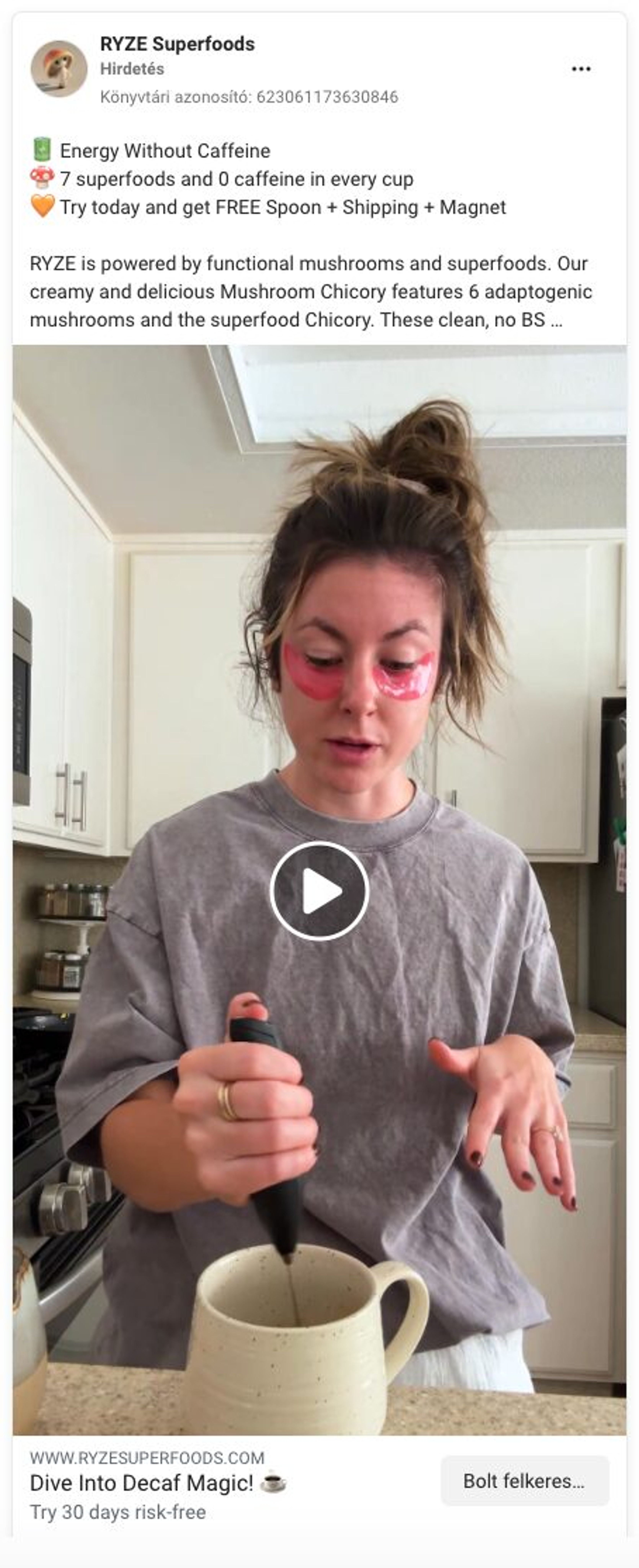 Ryze uses real people in his ads, not models.