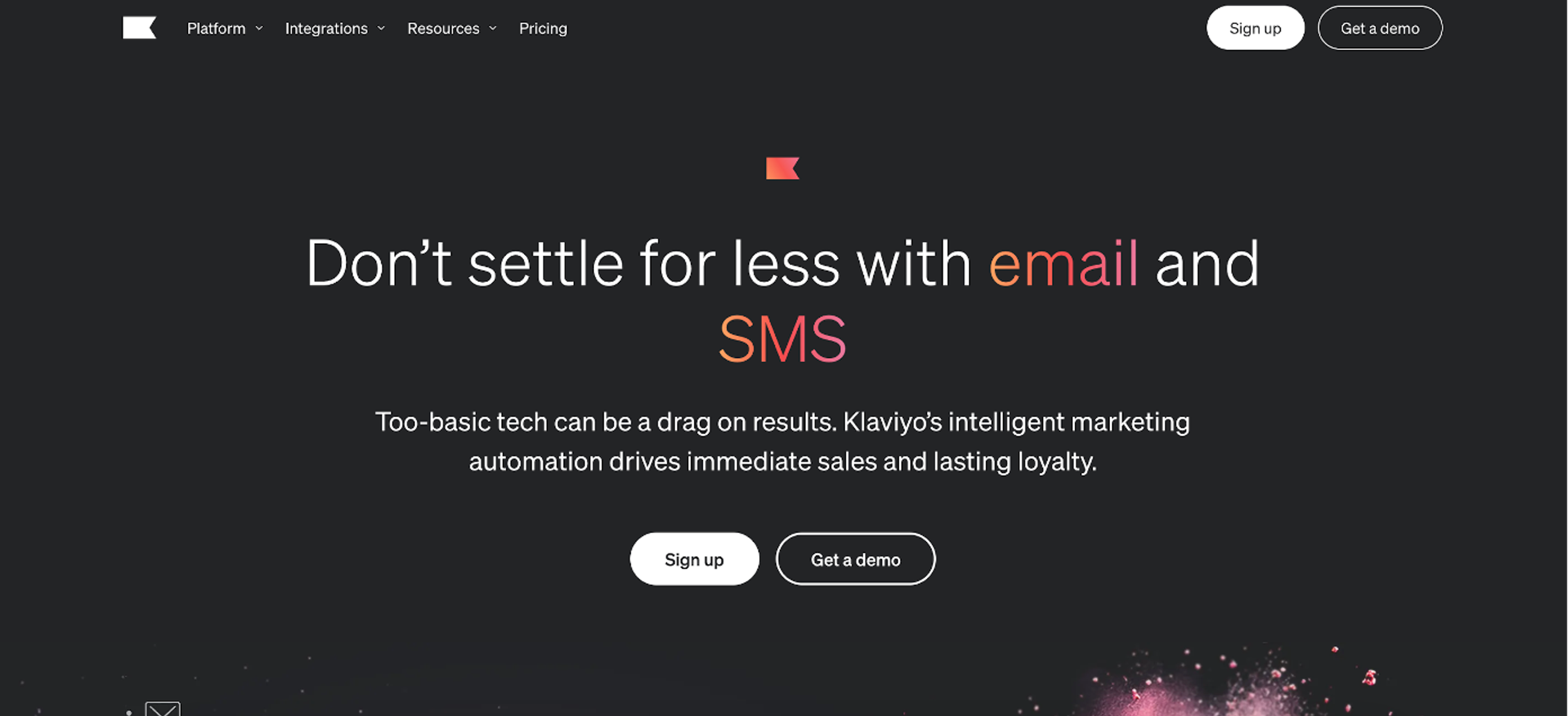 Klaviyo email marketing app