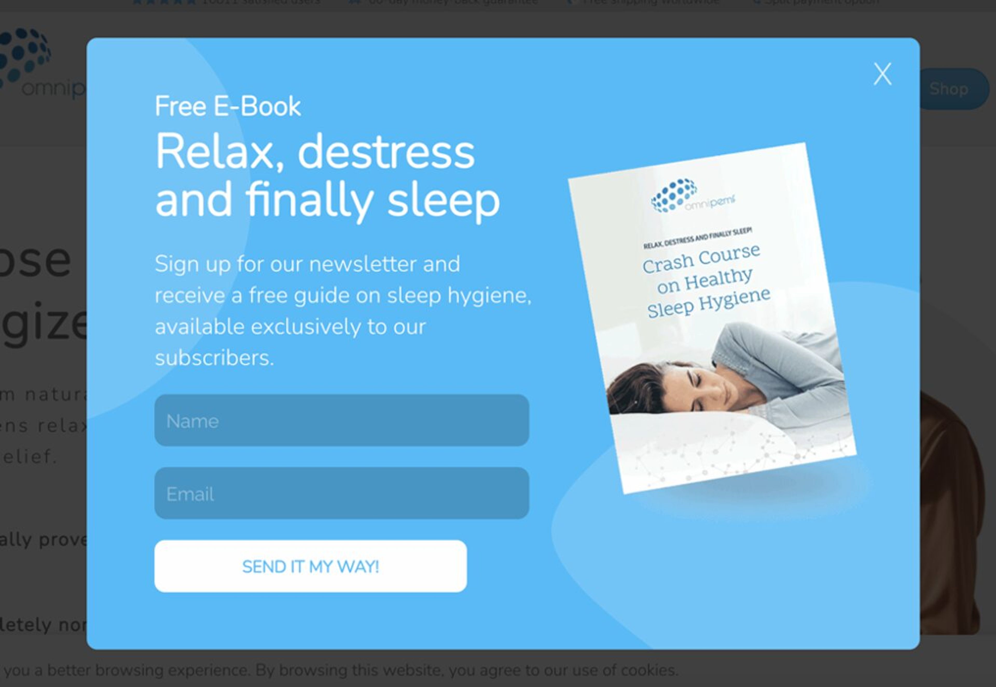 Pop-up ideas example