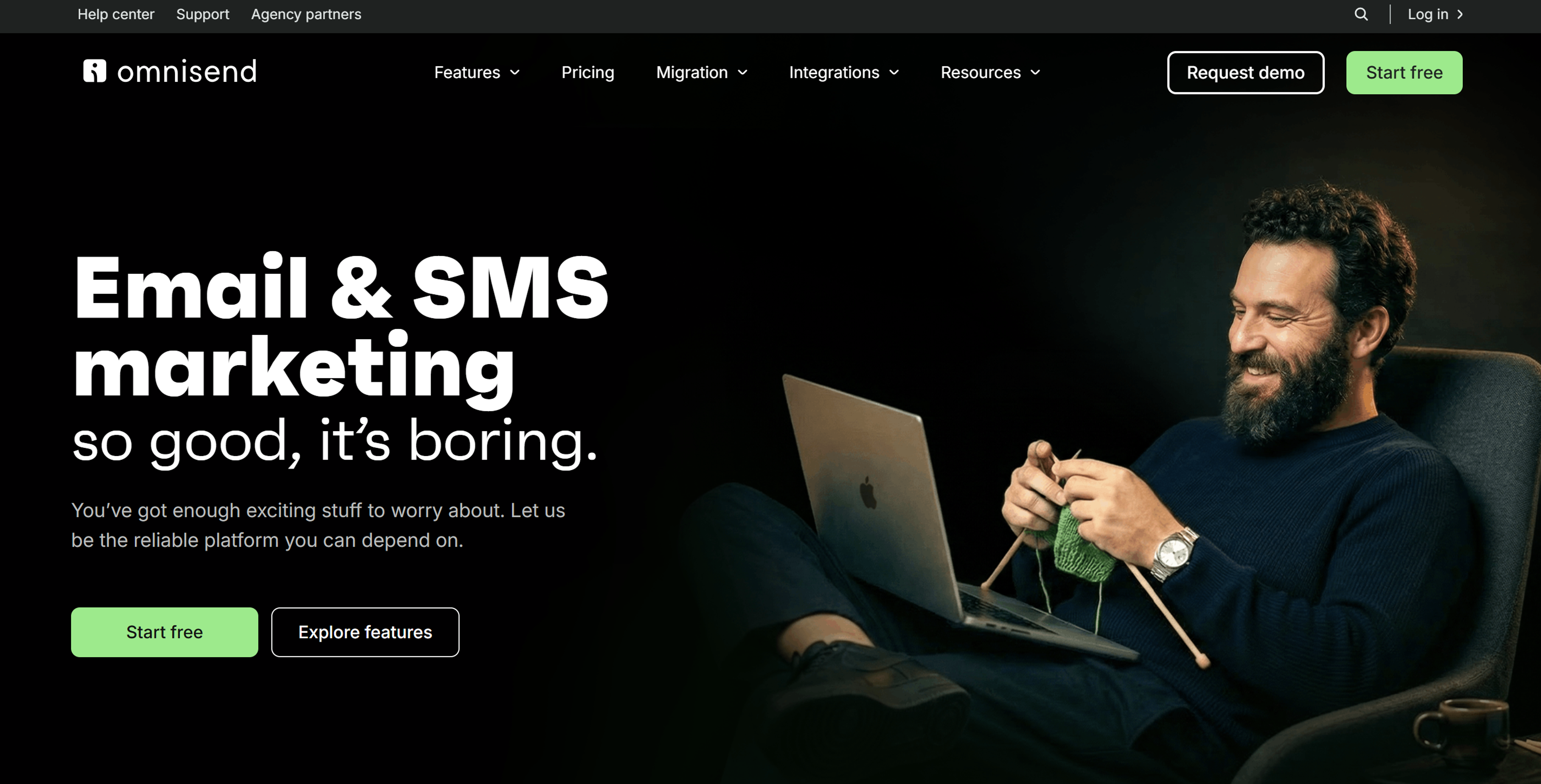 Omnisend is a multi-channel marketing platform with email and SMS capture and popups