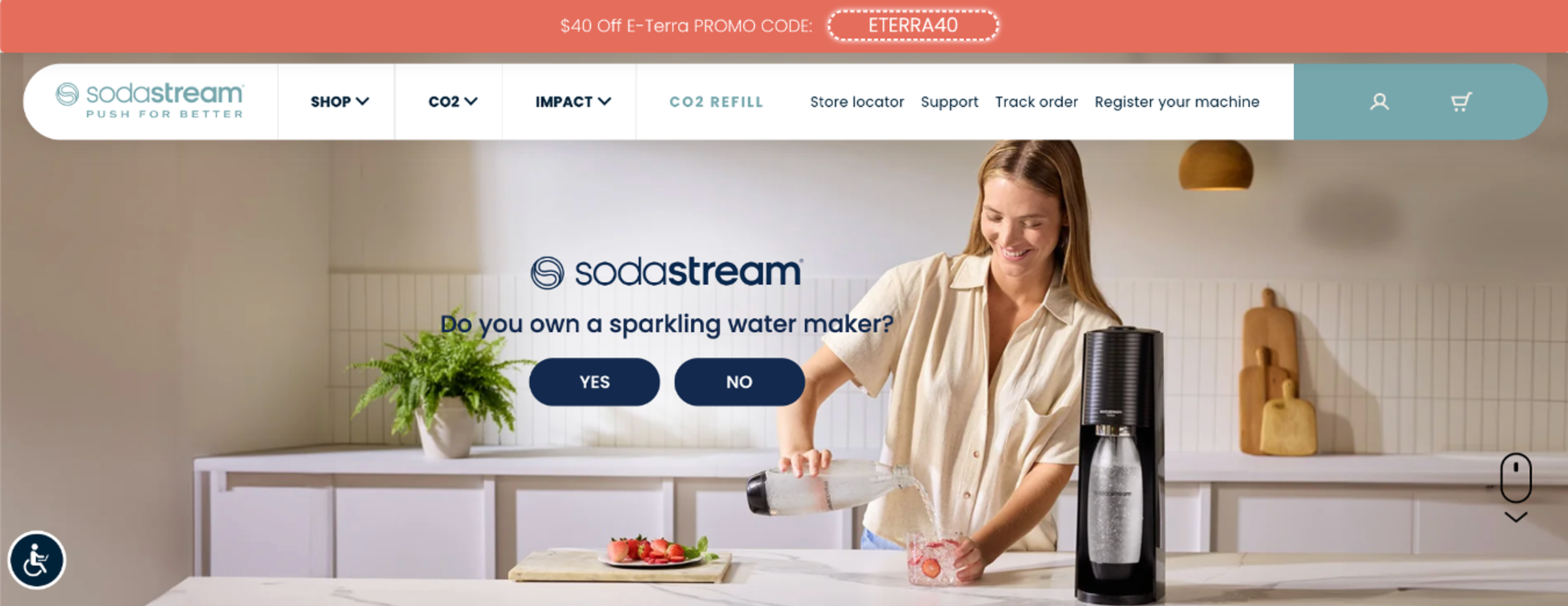 SodaStream homepage segmentation question