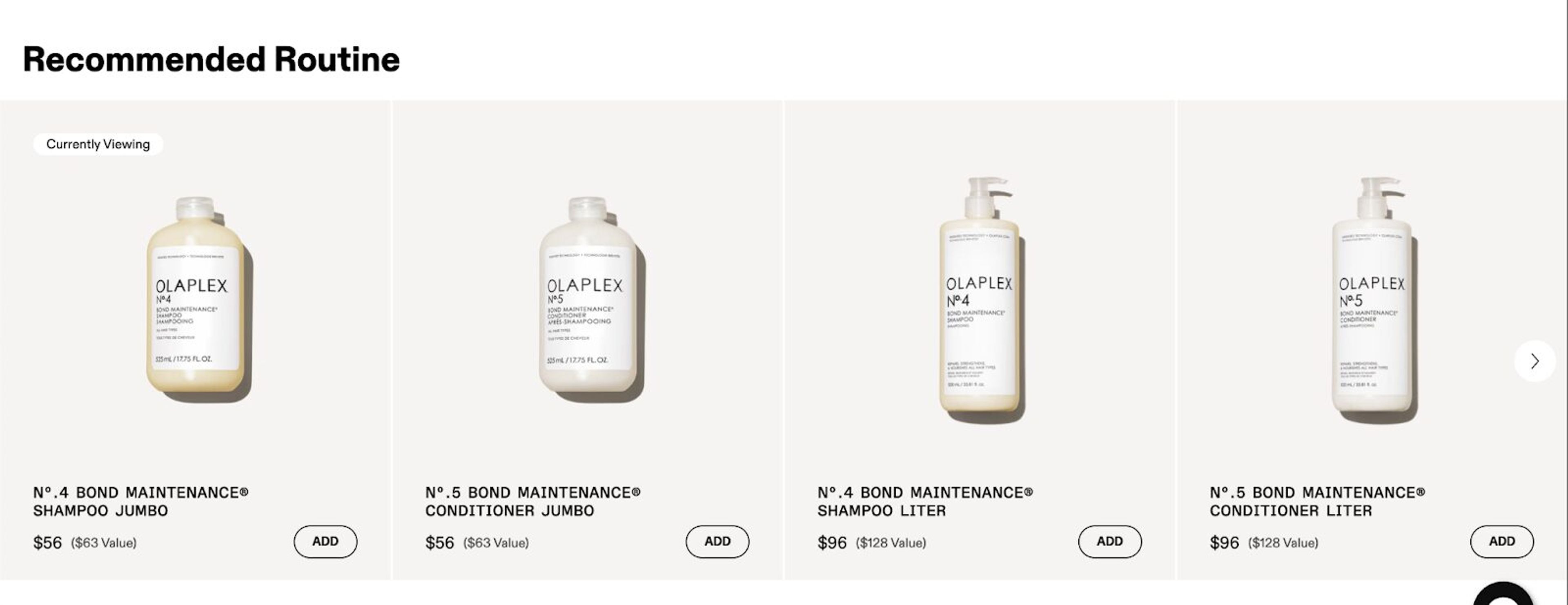 Olaplex product recommender