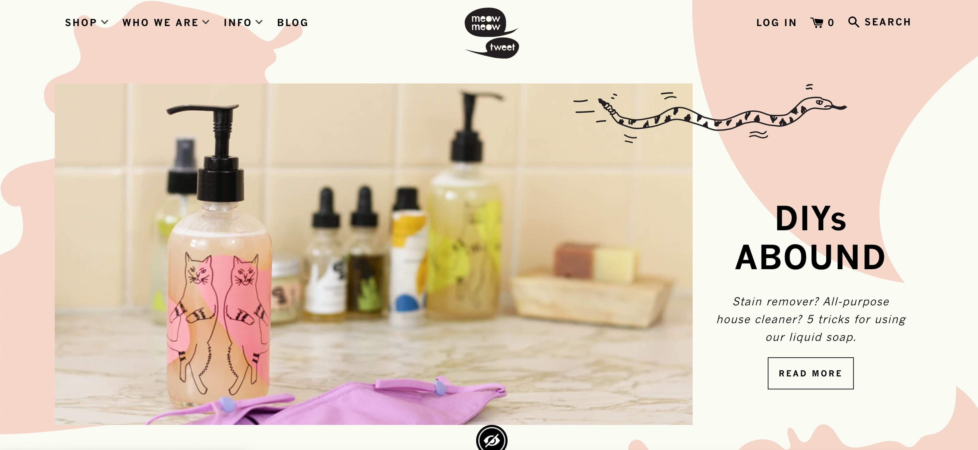 Meow Meow Tweet website