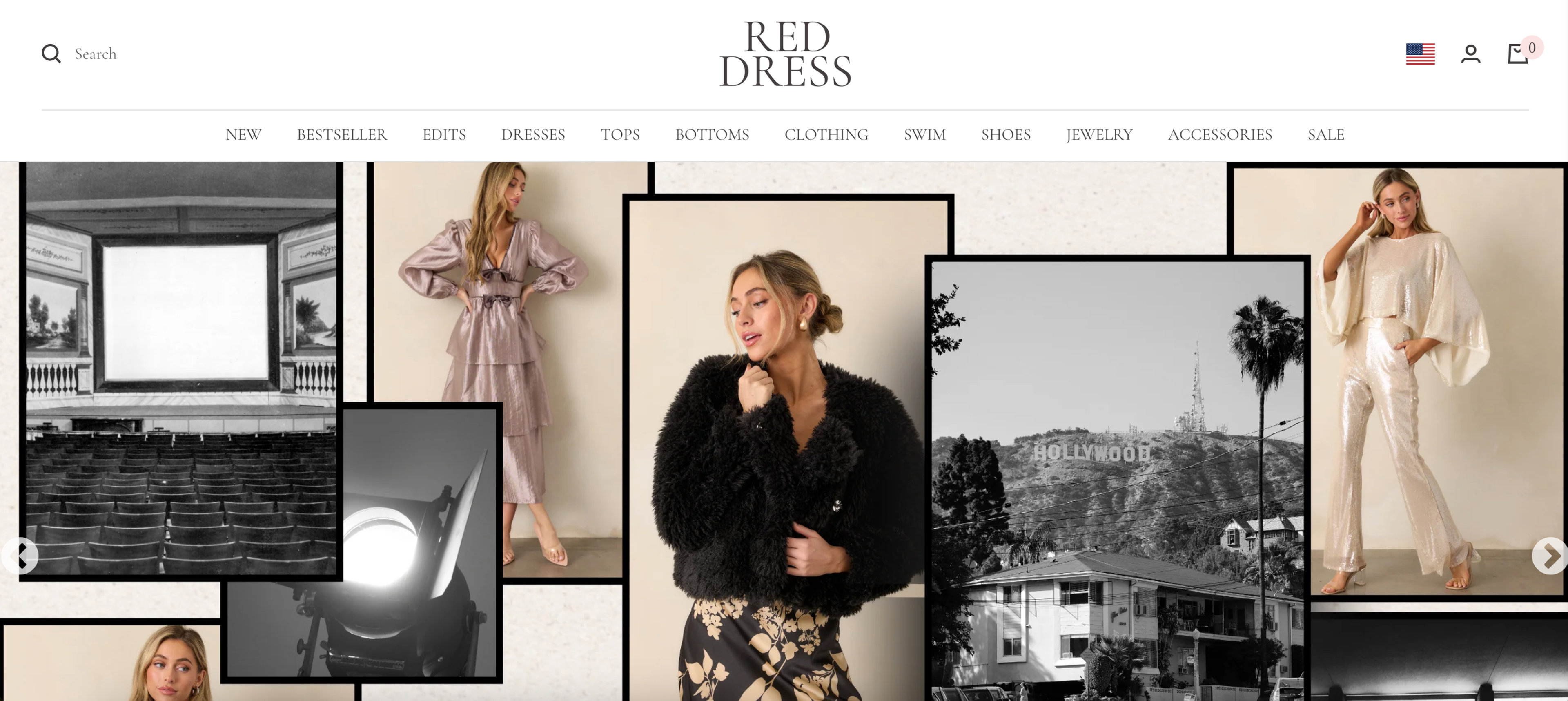 Red Dress Shopify store