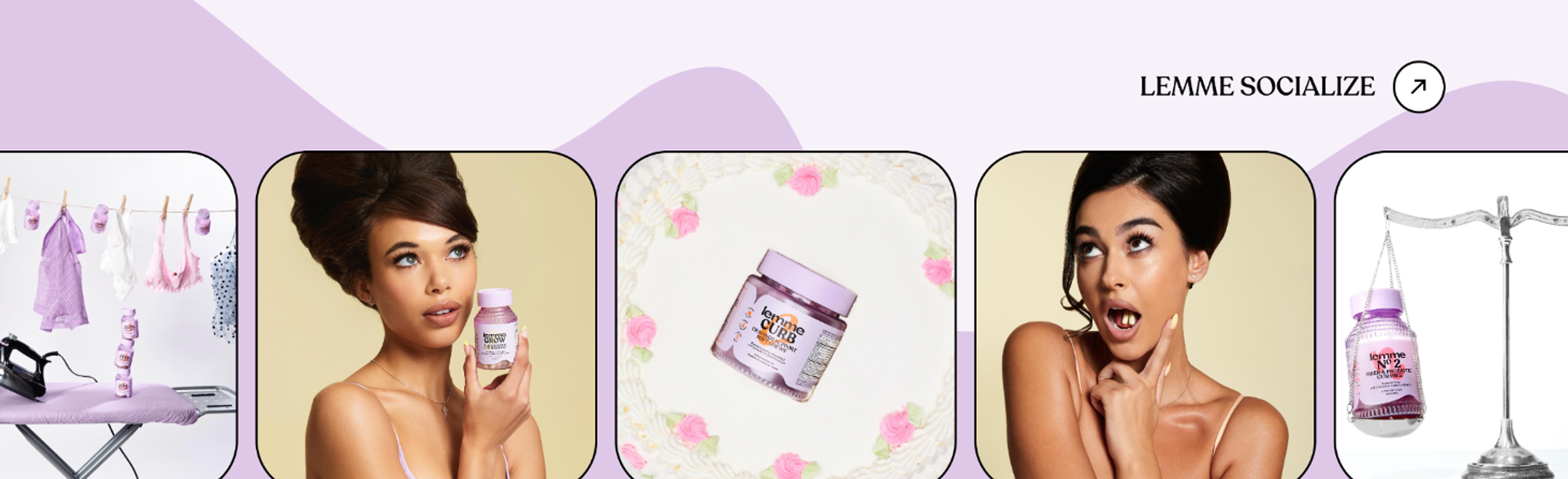 Lemme copywriting example: “Lemme Socialize”