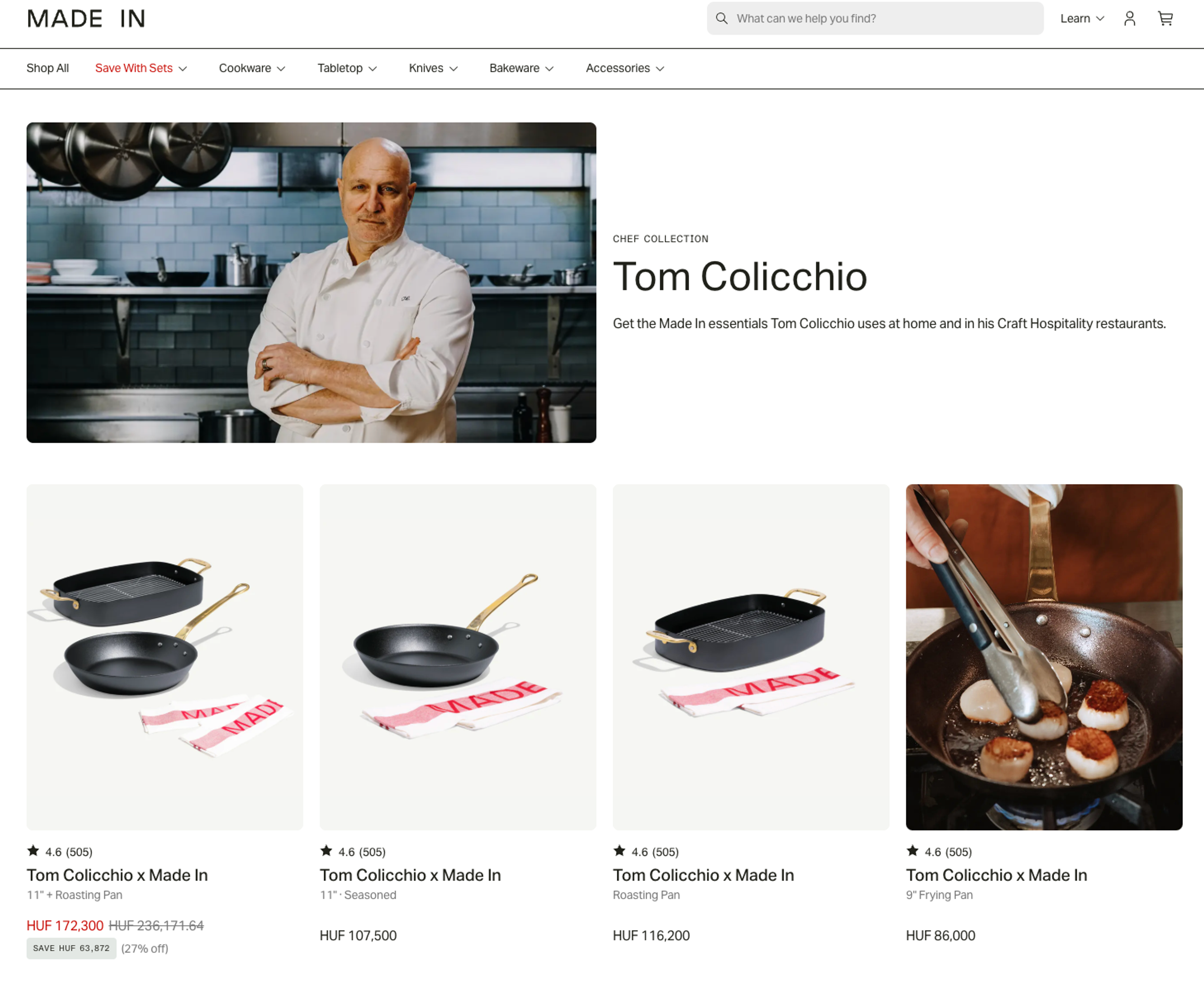 Tom Colicchio collection