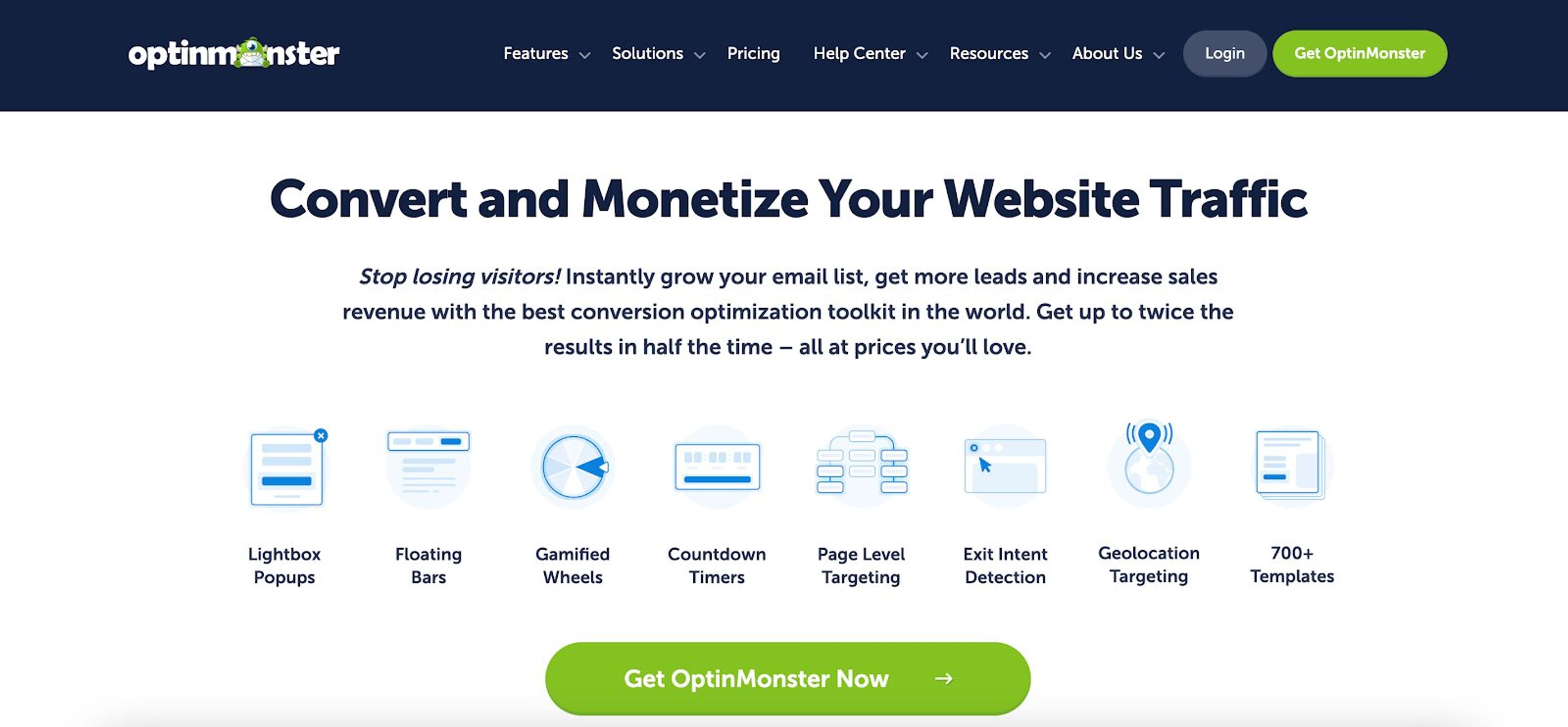 OptiMonster offers unique features and powerful lead-generation capabilities.