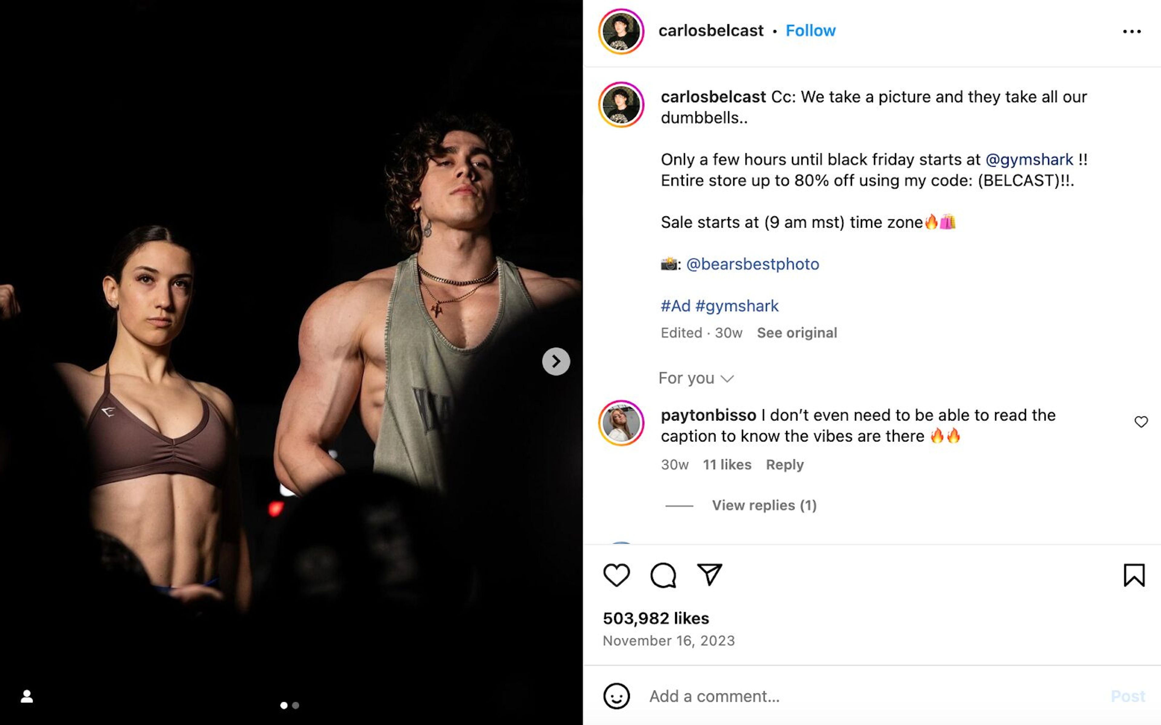 Use seasonal opportunities similarly to Gymshark and collaborate with influencers.