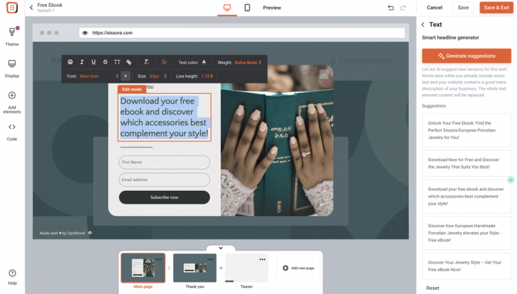 How to Optimize Ecommerce Landing Pages Using AI