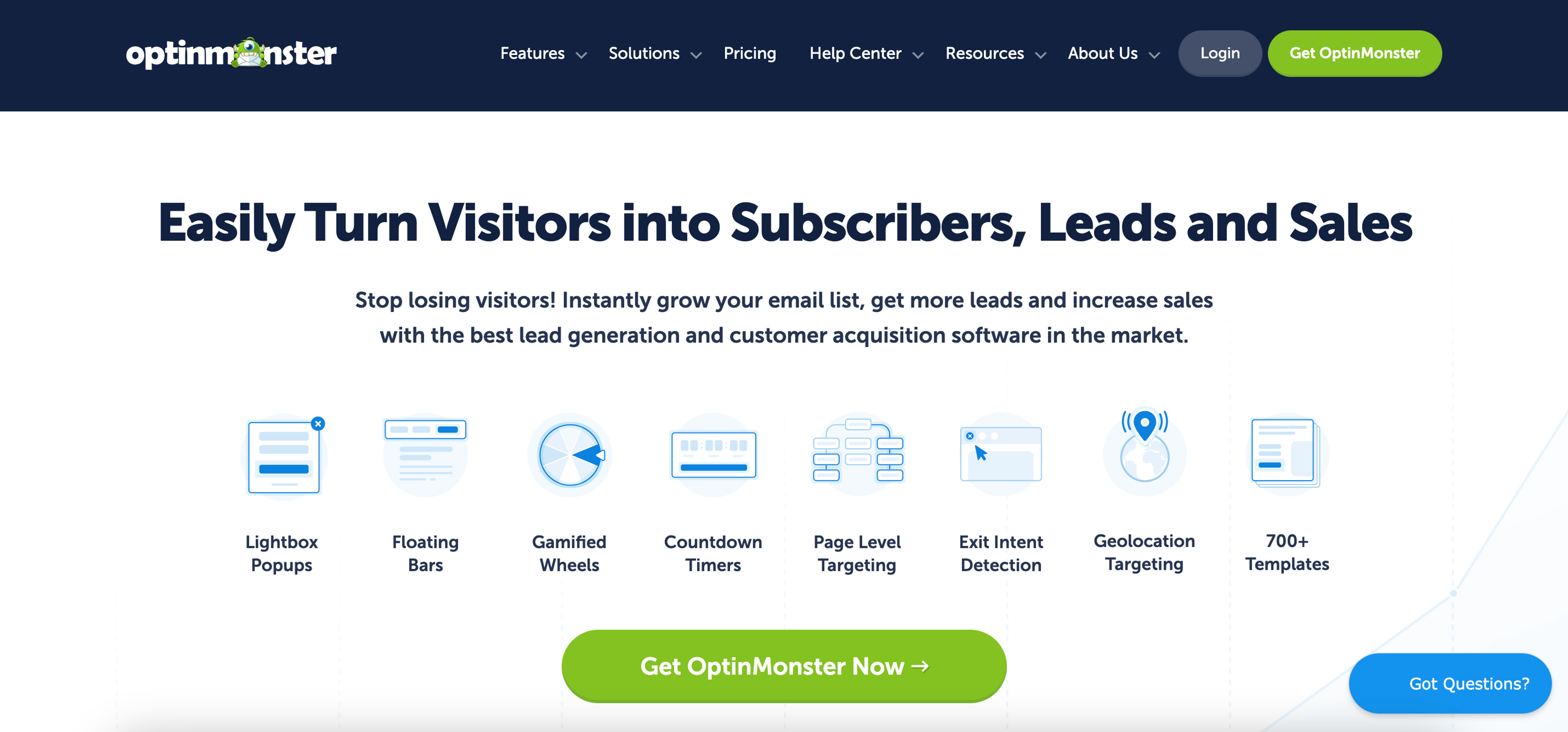 OptinMonster pop-up tool