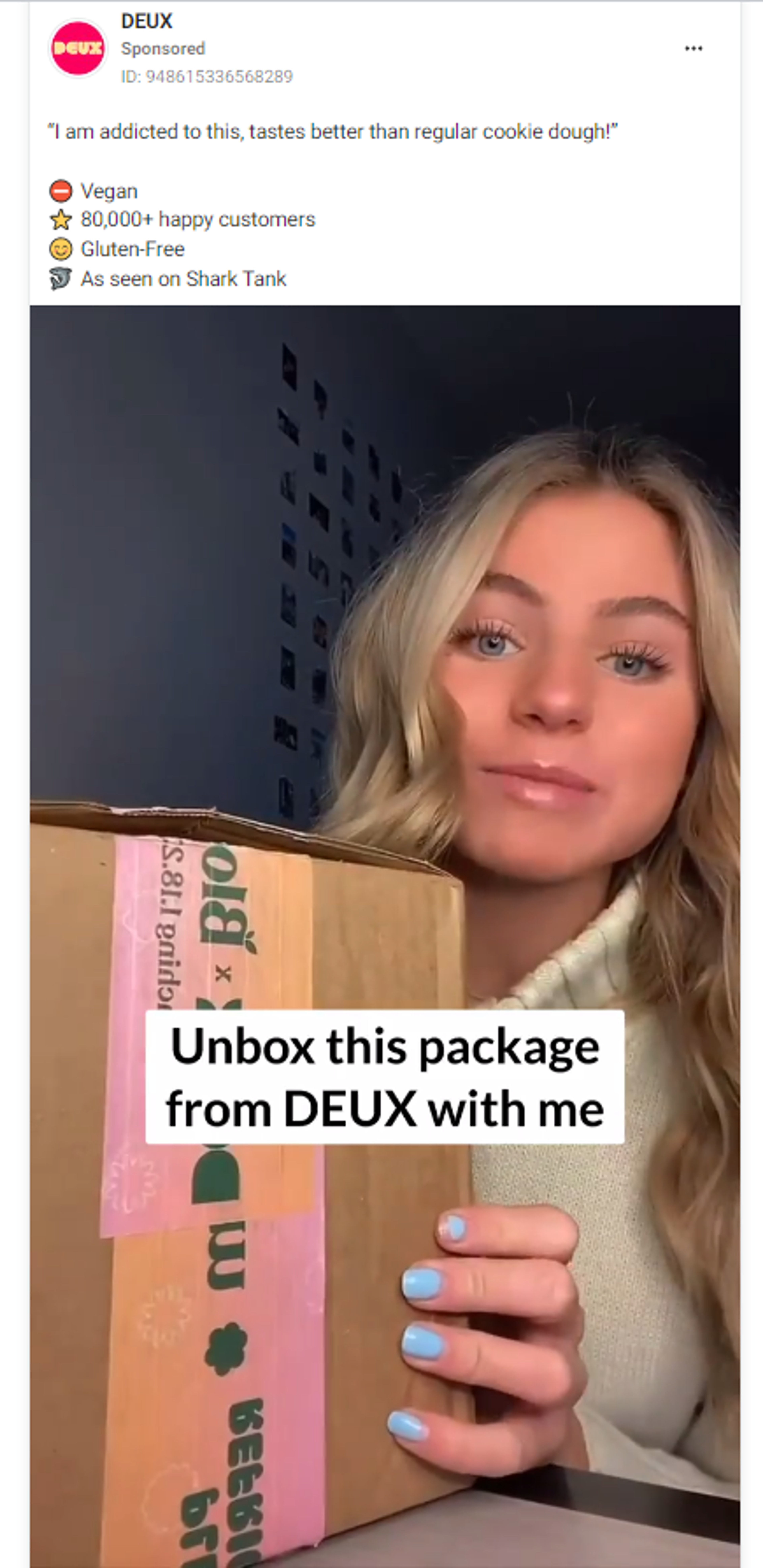 Deux video ad