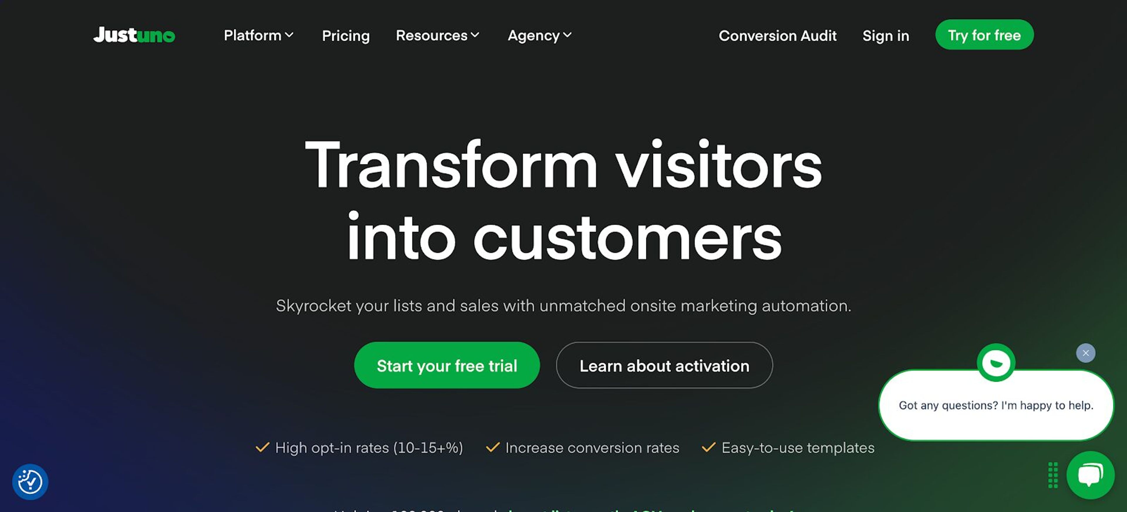 AI-powered popup and personalization tool for ecommerce brands.