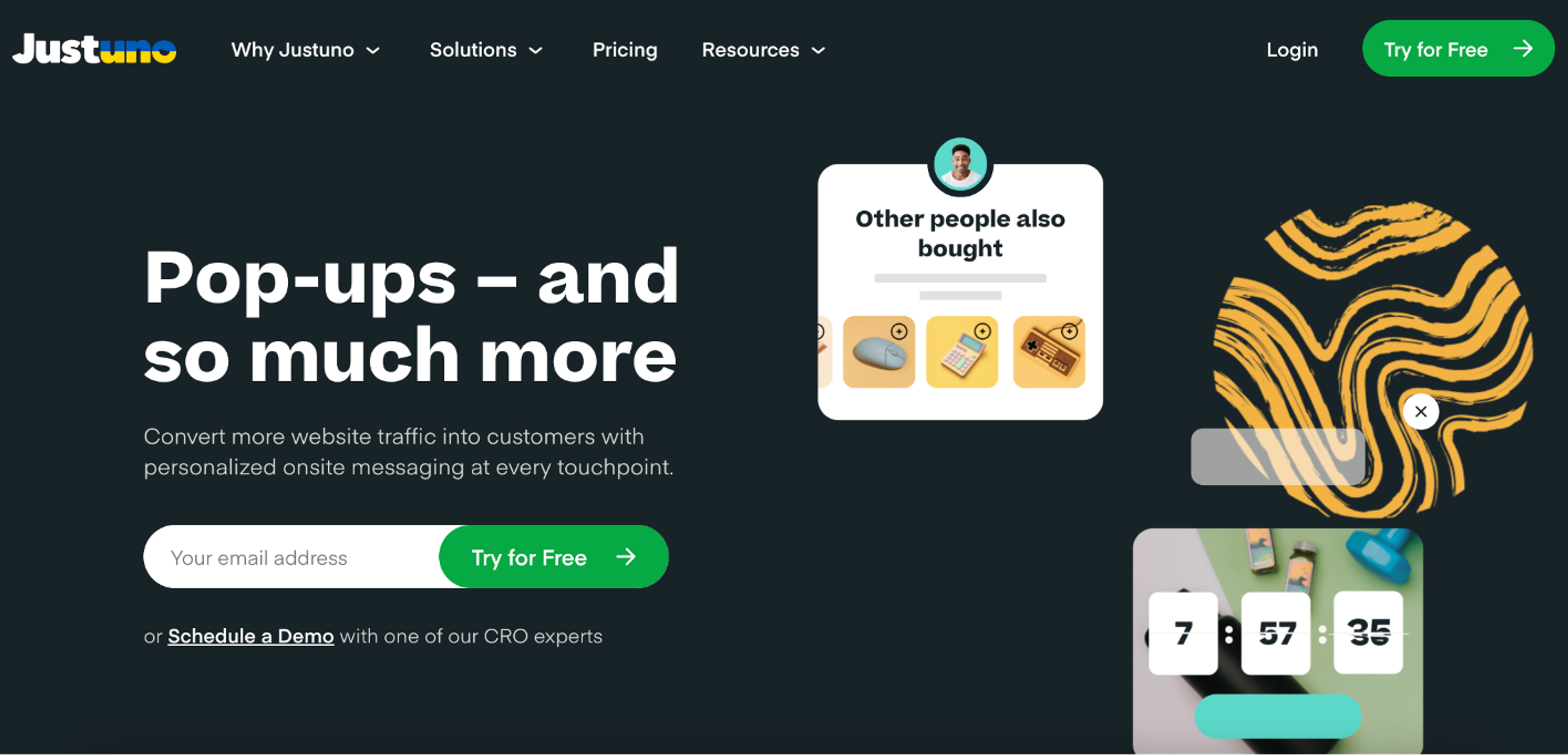 Create a WordPress popup with Justuno's popup builder