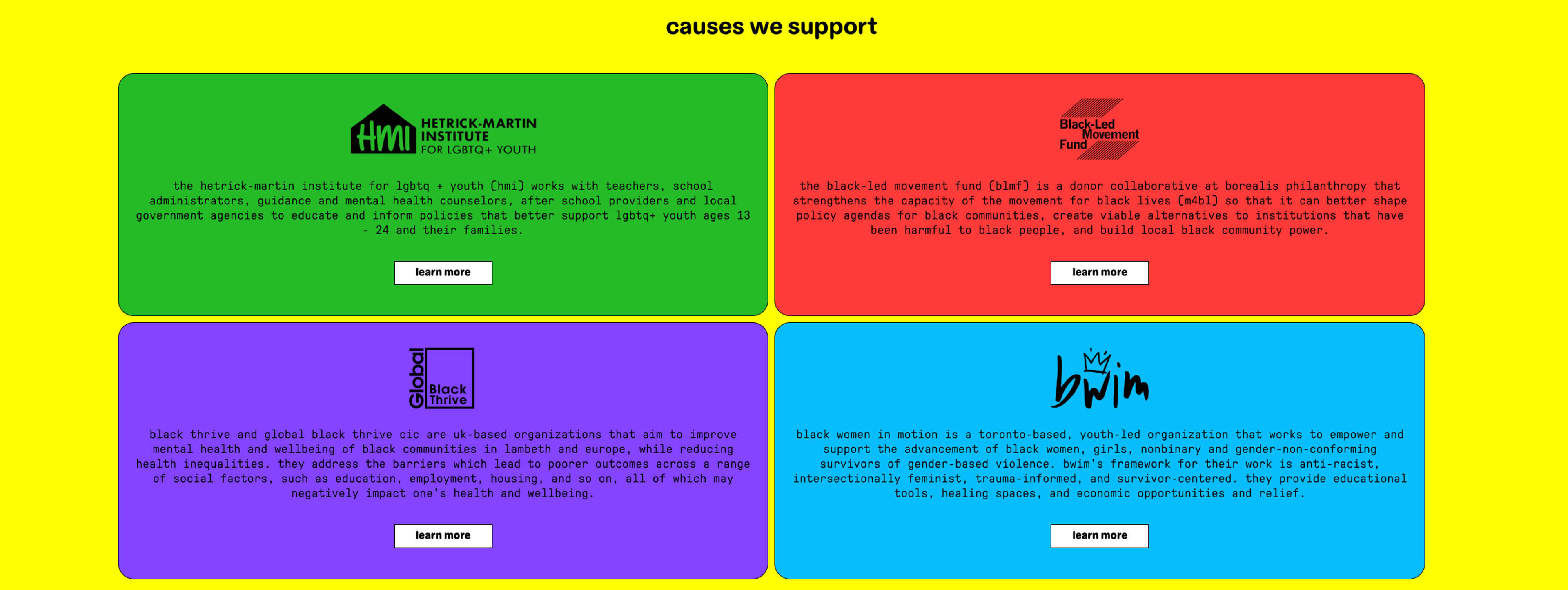 support causes by Starface