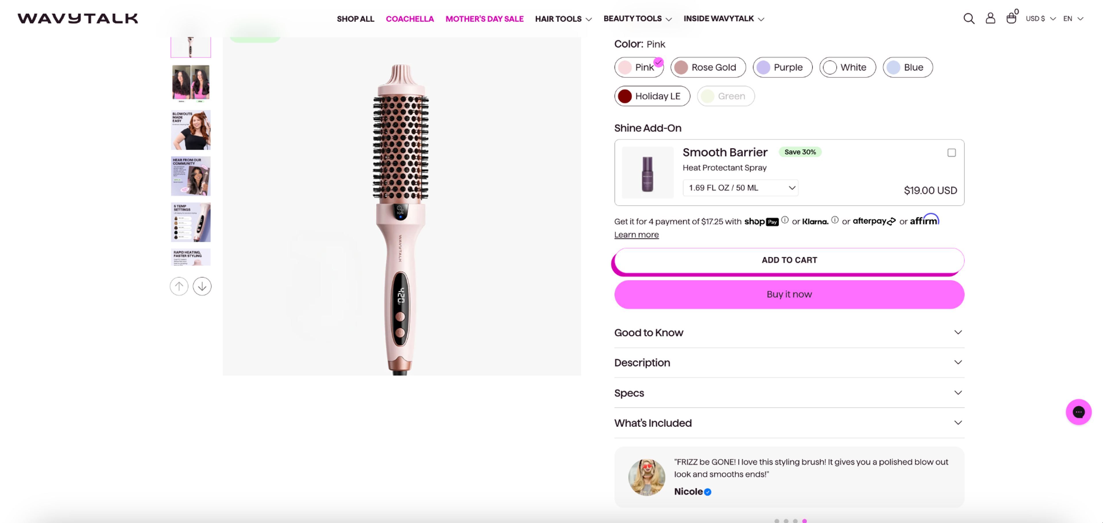Wavytalk product page
