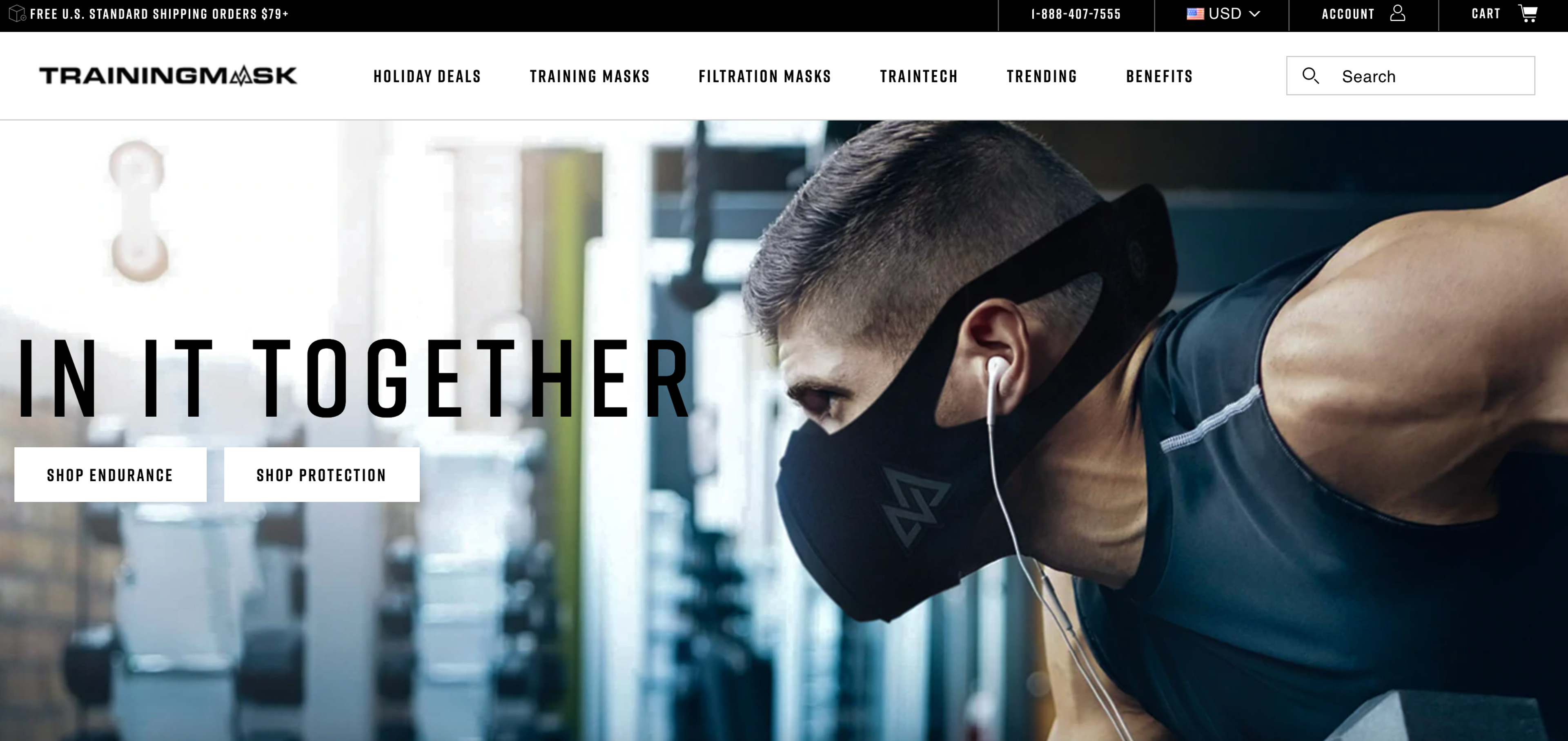 Training Mask online store