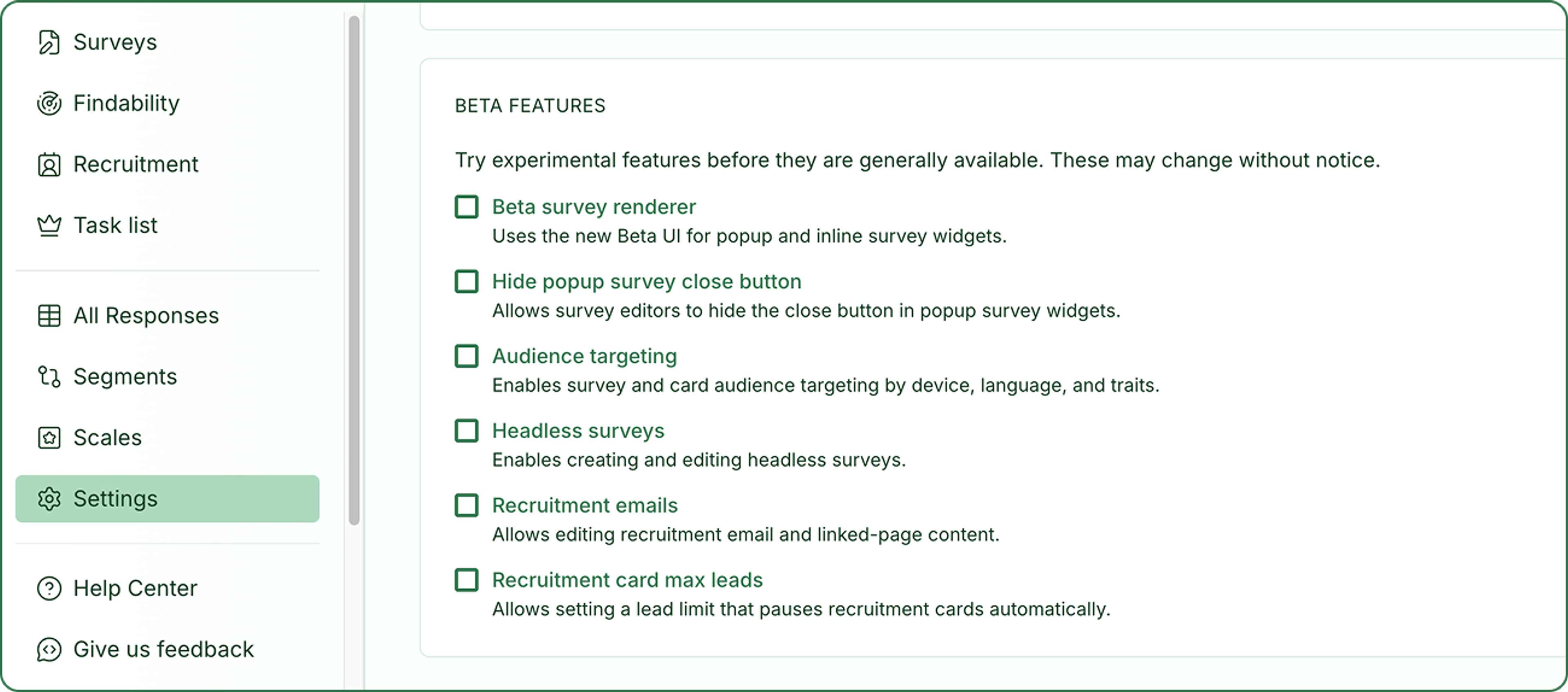 Illustrasjon: Beta Features