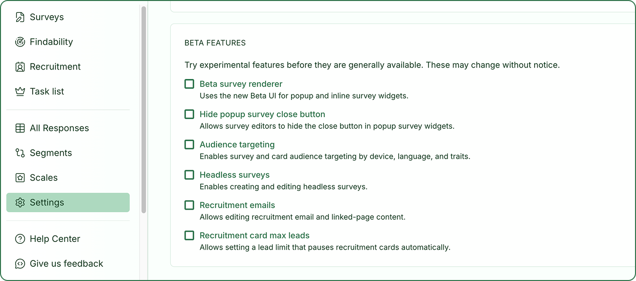 Illustrasjon: Beta Features