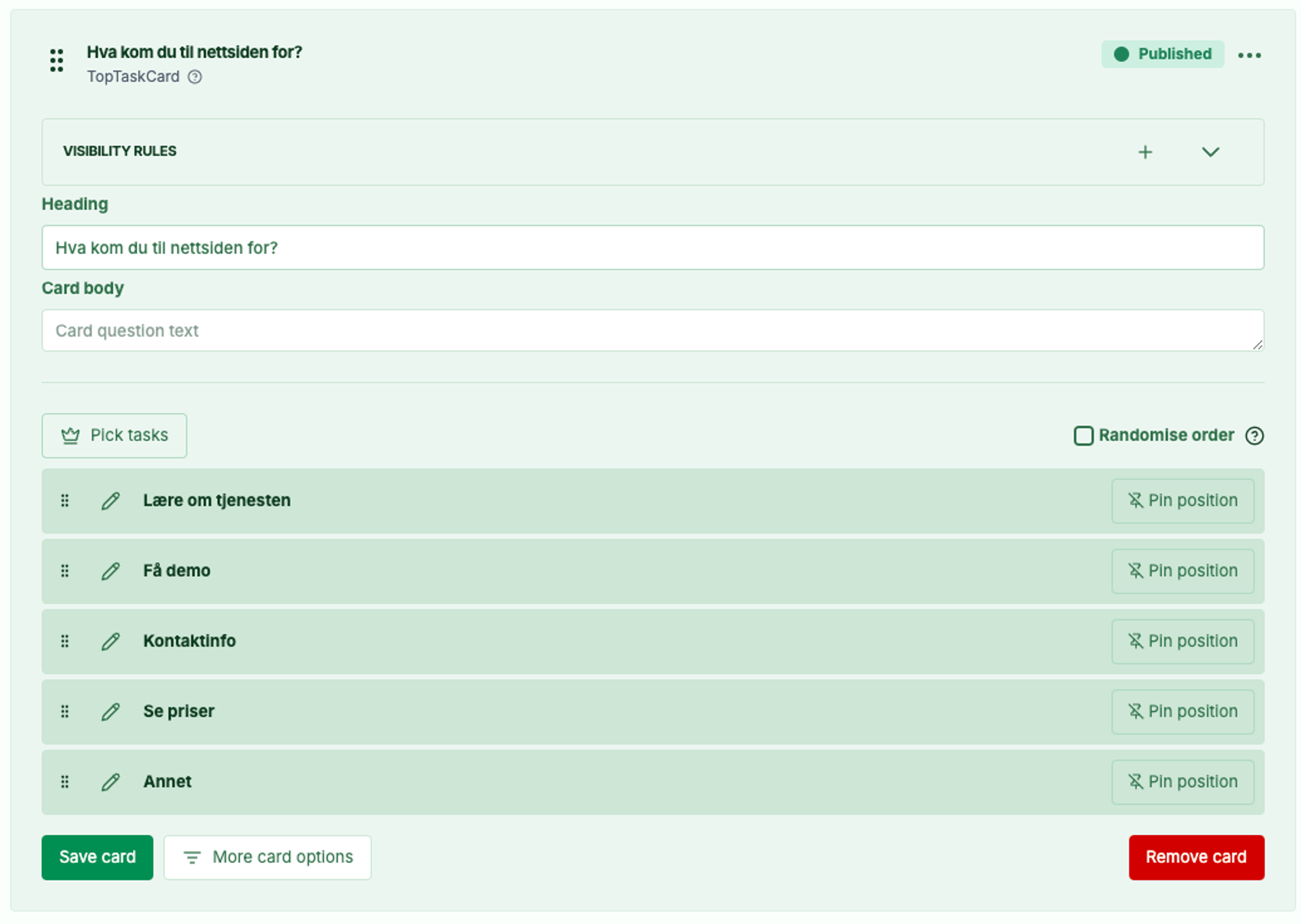 Screenshot: 3.0 Survey edit