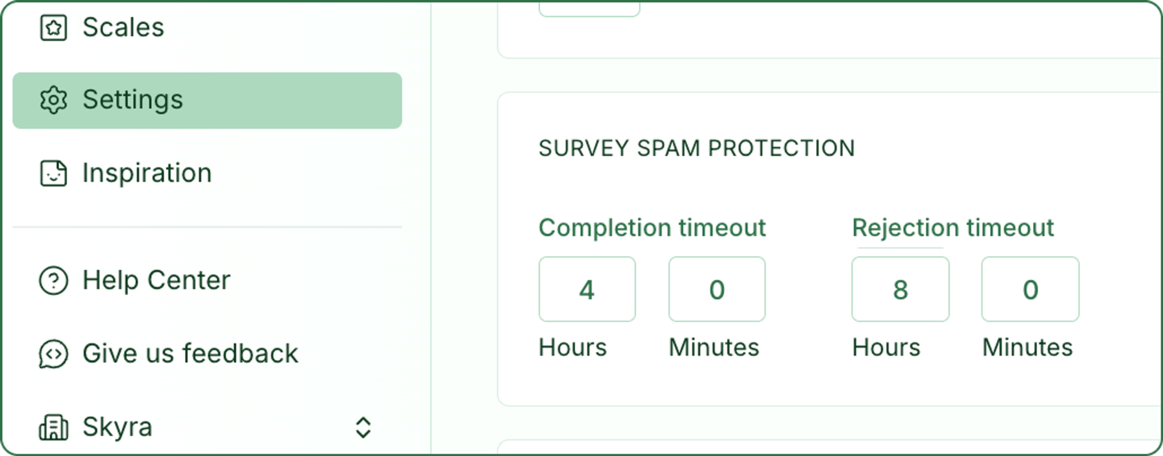 Illustrasjon: Spambeskyttelse for popup-undersøkelser