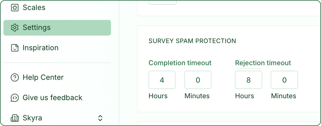Illustrasjon: Spambeskyttelse for popup-undersøkelser
