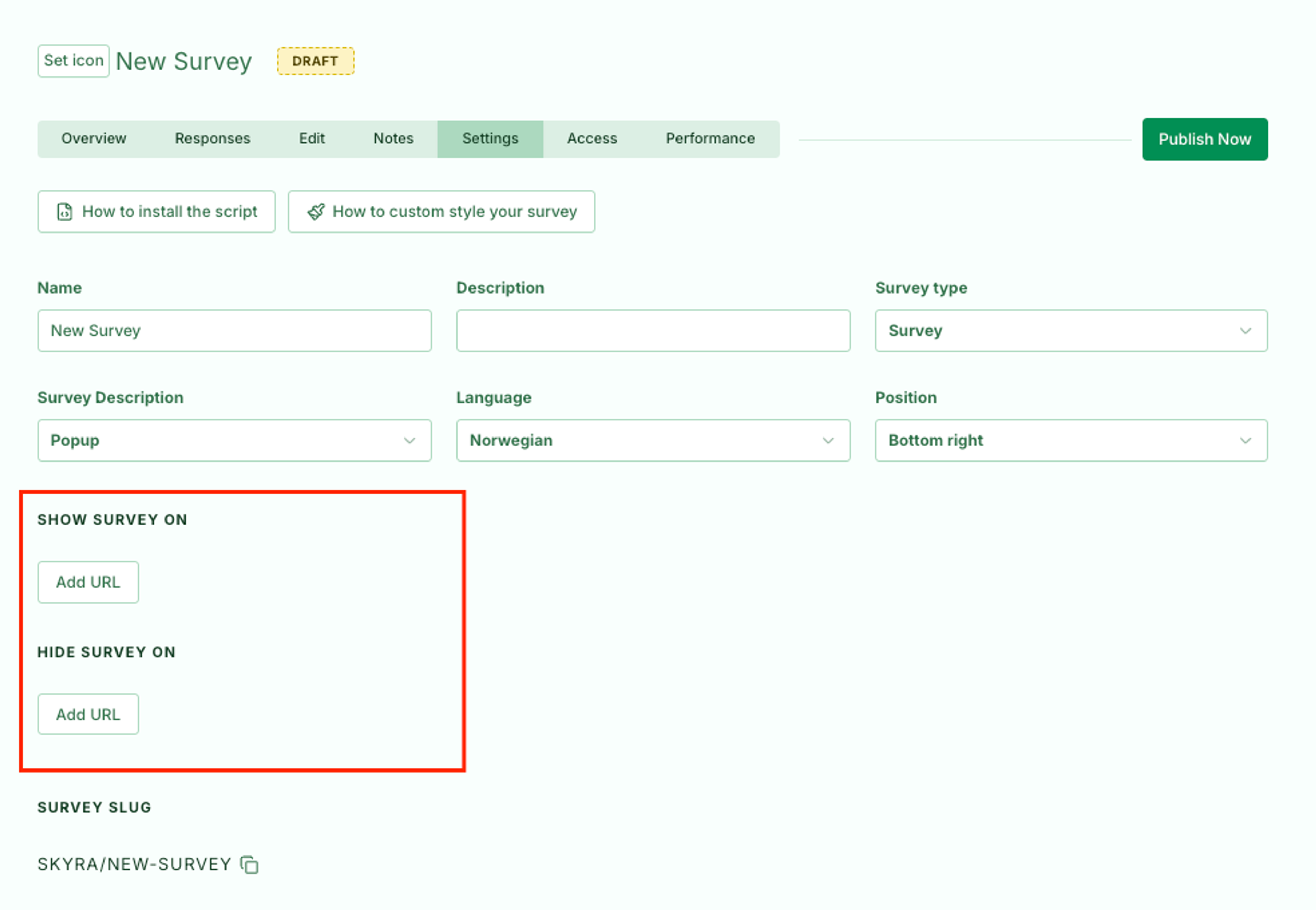 Screenshot: How to use the new rules