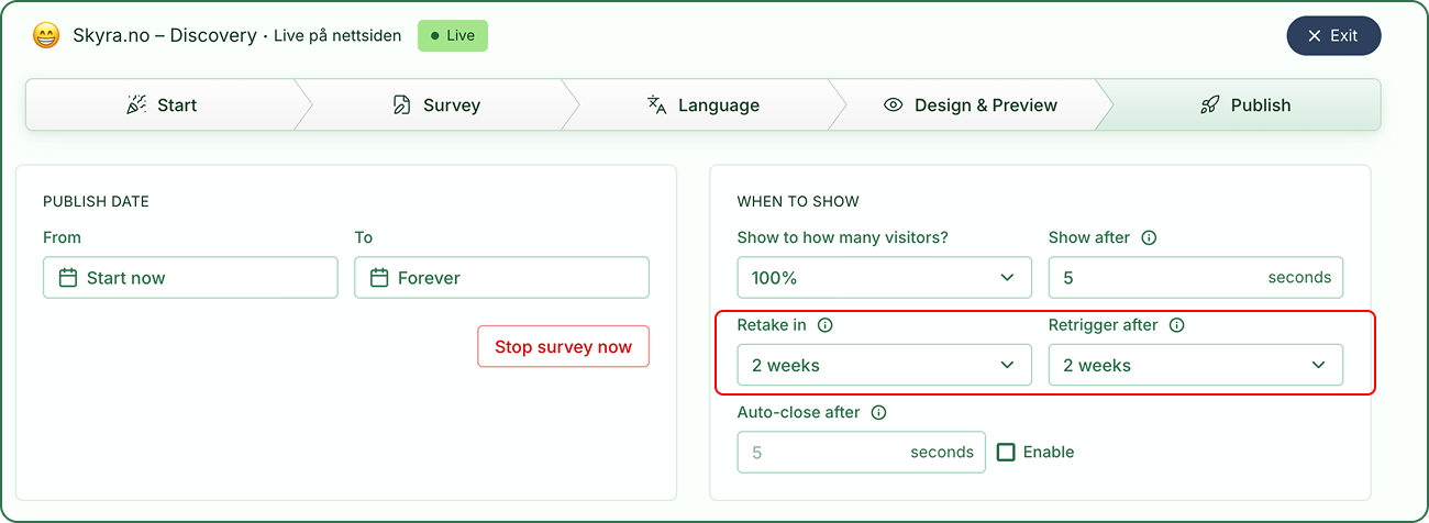 Illustrasjon: Hvilken popup vises når flere er aktive?