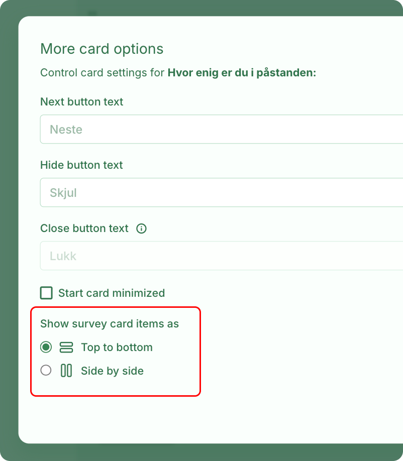 Illustrasjon: Spørsmålskort – typer og bruk (add card)